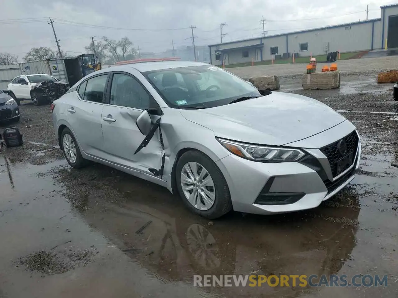 4 Photograph of a damaged car 3N1AB8BV6LY258638 NISSAN SENTRA 2020