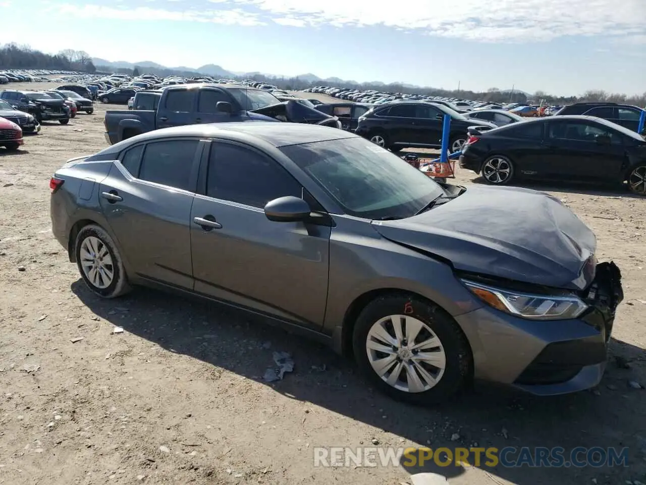 4 Photograph of a damaged car 3N1AB8BV6LY274483 NISSAN SENTRA 2020