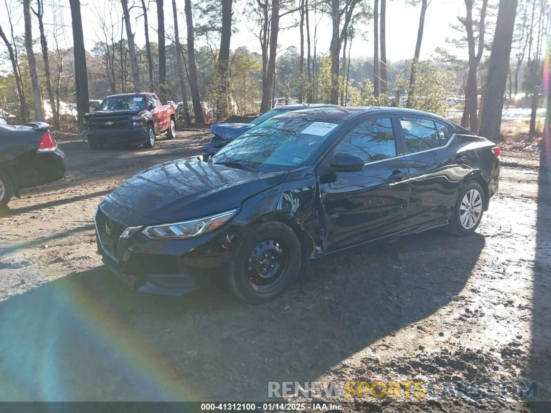 2 Photograph of a damaged car 3N1AB8BV6LY291011 NISSAN SENTRA 2020