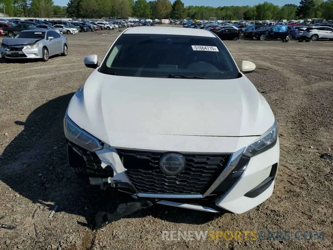 5 Photograph of a damaged car 3N1AB8BV6LY304064 NISSAN SENTRA 2020