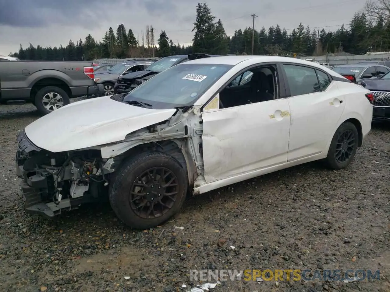 1 Photograph of a damaged car 3N1AB8BV7LY225907 NISSAN SENTRA 2020