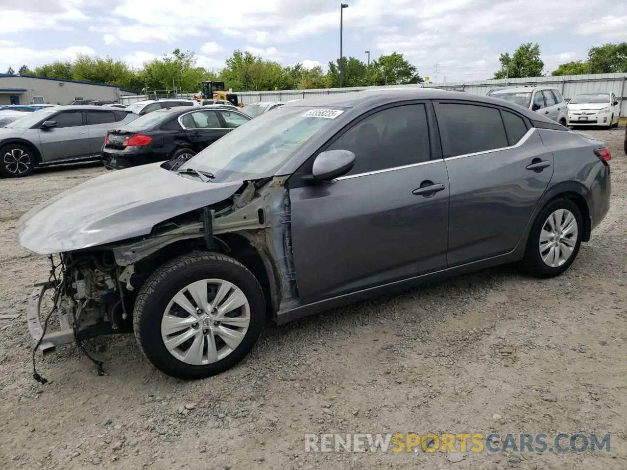 1 Photograph of a damaged car 3N1AB8BV7LY245171 NISSAN SENTRA 2020