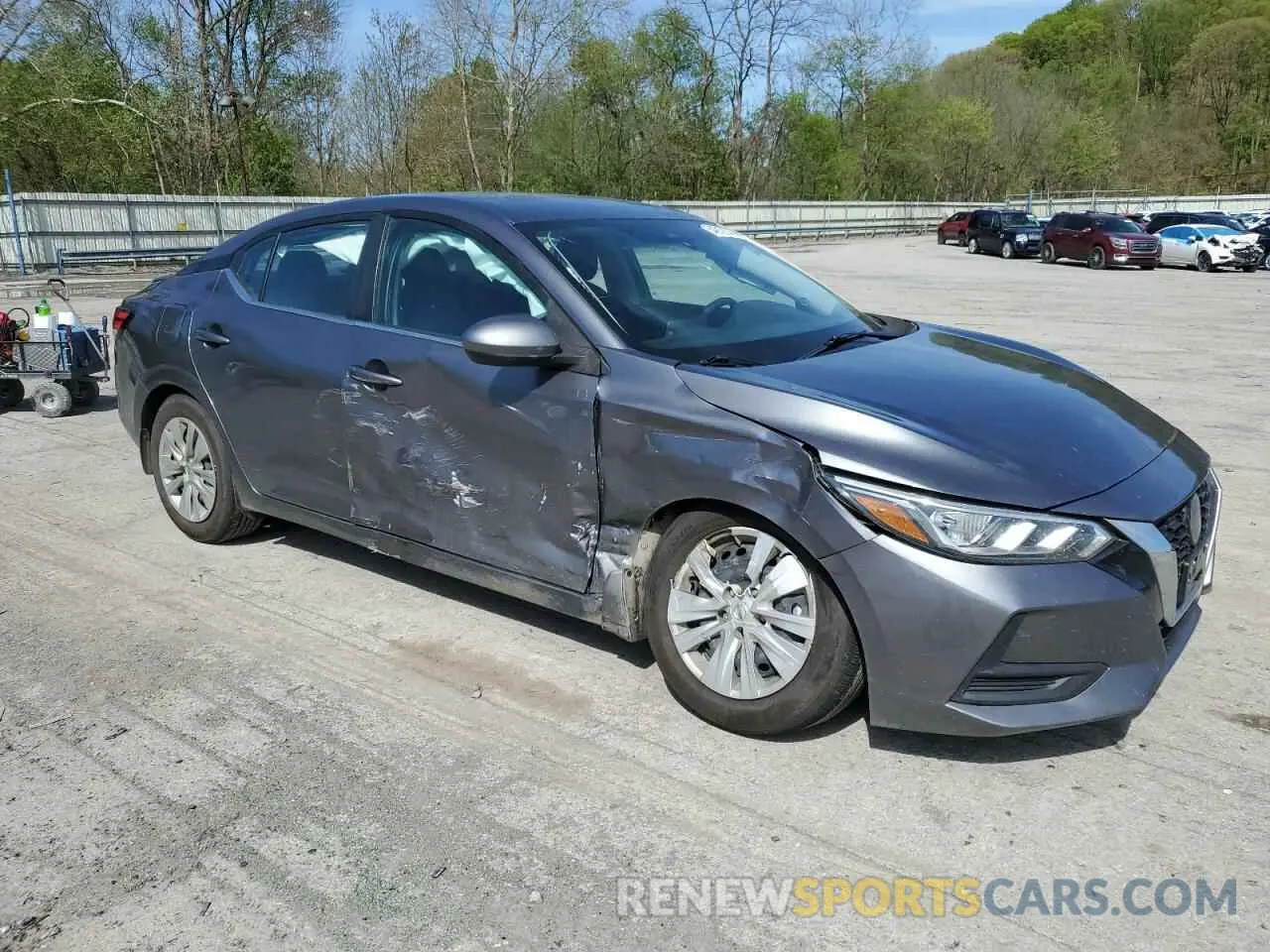 4 Photograph of a damaged car 3N1AB8BV7LY256204 NISSAN SENTRA 2020