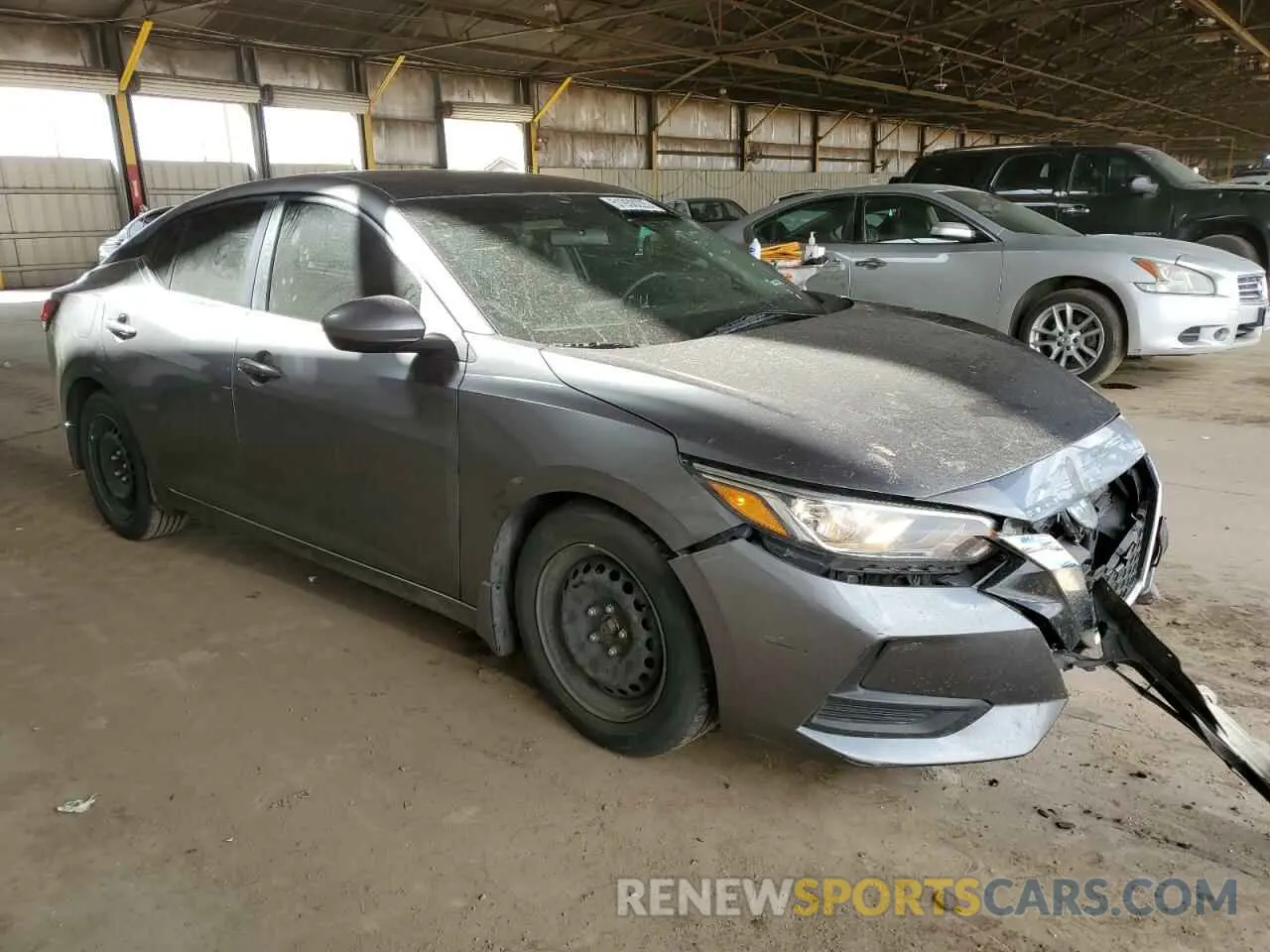4 Photograph of a damaged car 3N1AB8BV8LY210686 NISSAN SENTRA 2020