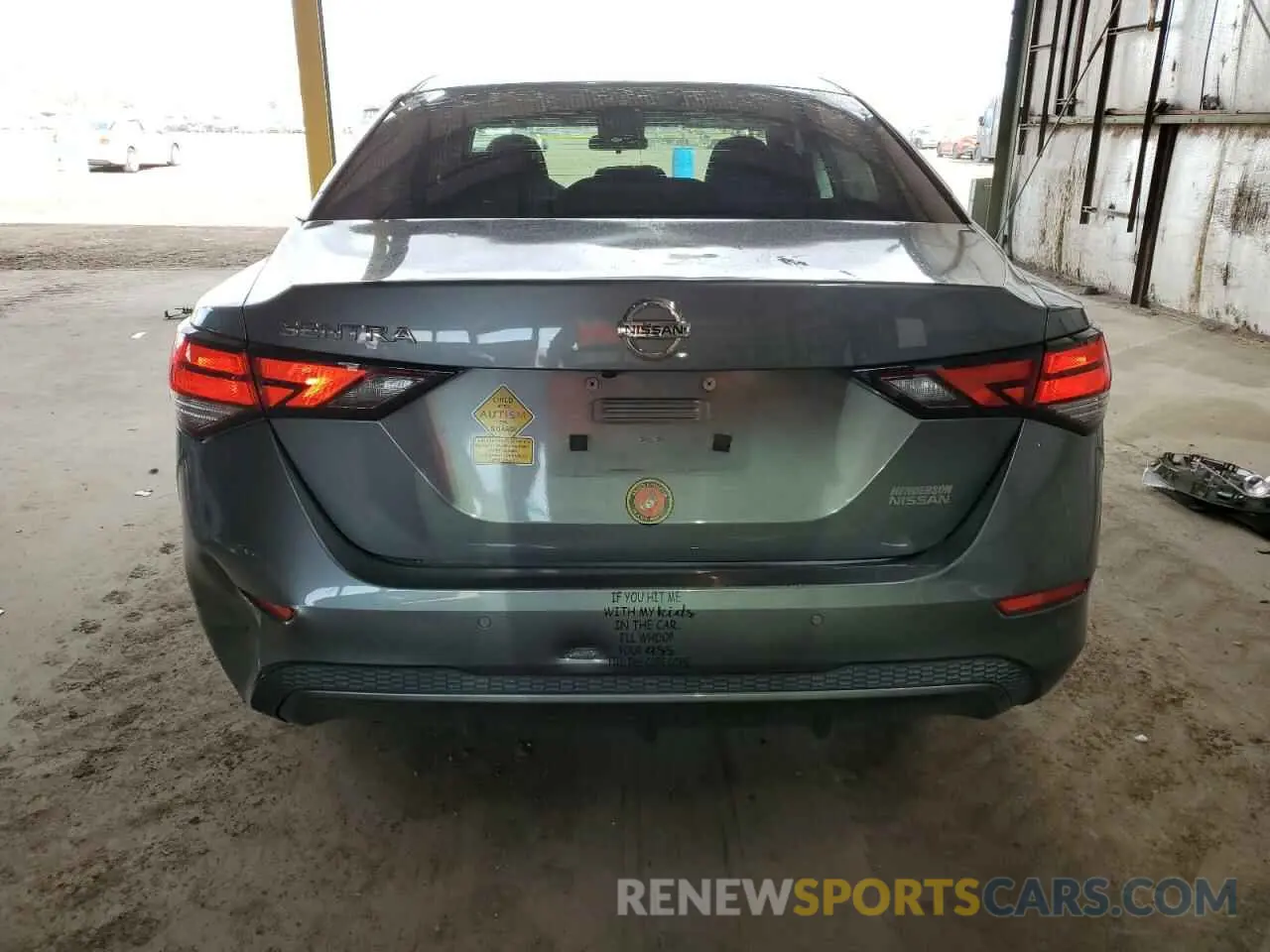 6 Photograph of a damaged car 3N1AB8BV8LY210686 NISSAN SENTRA 2020