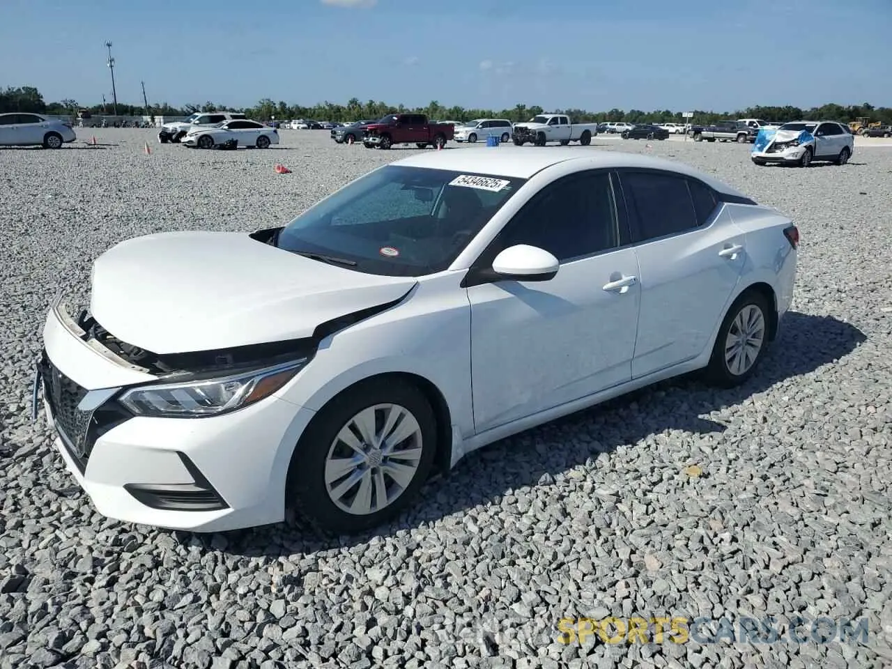 1 Photograph of a damaged car 3N1AB8BV8LY225298 NISSAN SENTRA 2020