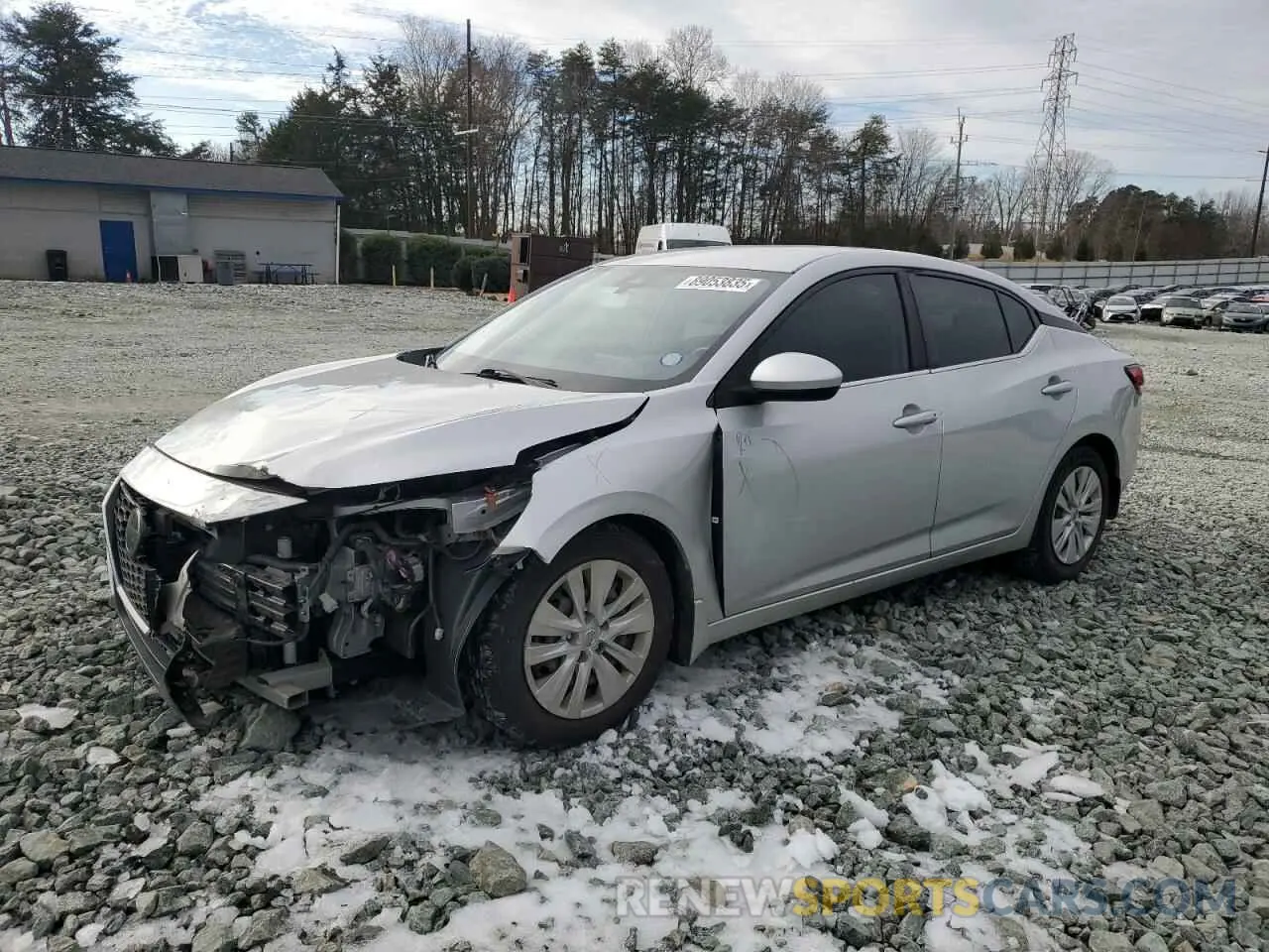 1 Photograph of a damaged car 3N1AB8BV8LY240853 NISSAN SENTRA 2020