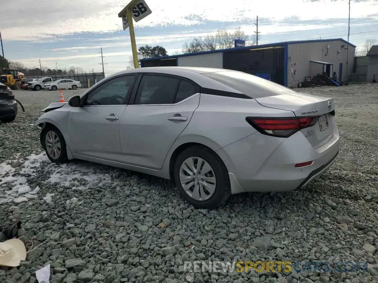 2 Photograph of a damaged car 3N1AB8BV8LY240853 NISSAN SENTRA 2020