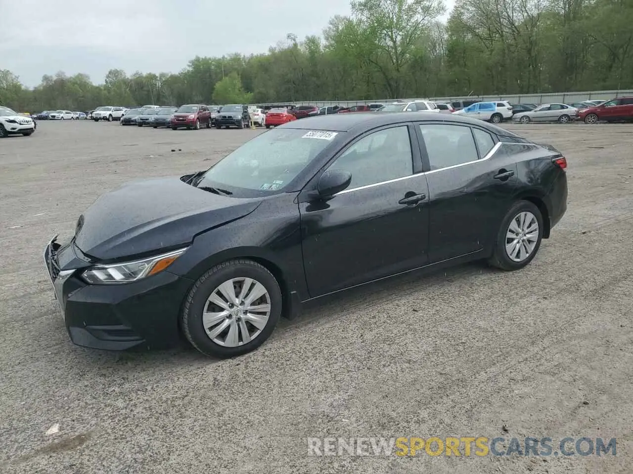 1 Photograph of a damaged car 3N1AB8BV8LY275490 NISSAN SENTRA 2020