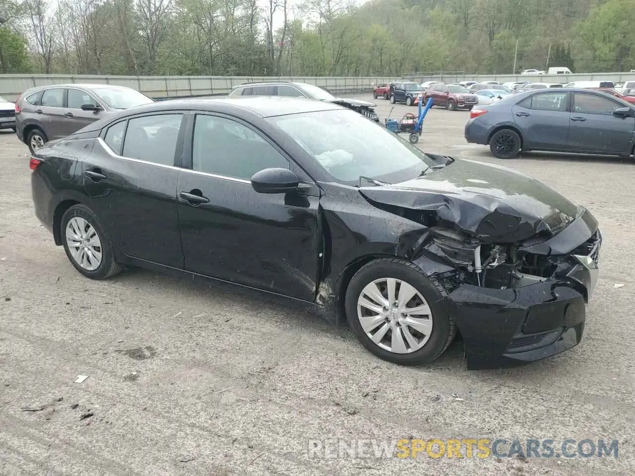 4 Photograph of a damaged car 3N1AB8BV8LY275490 NISSAN SENTRA 2020