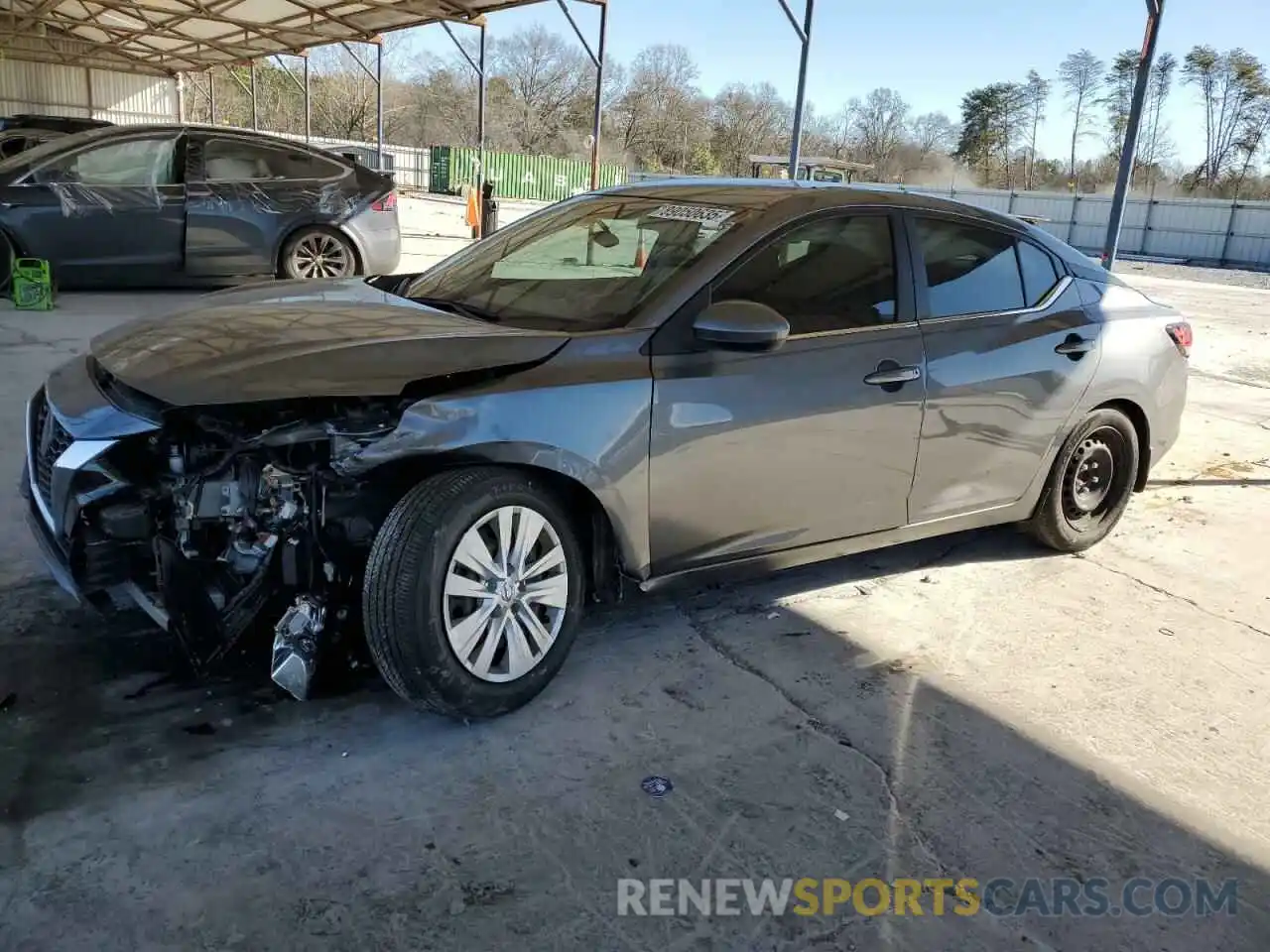 1 Photograph of a damaged car 3N1AB8BV9LY215332 NISSAN SENTRA 2020