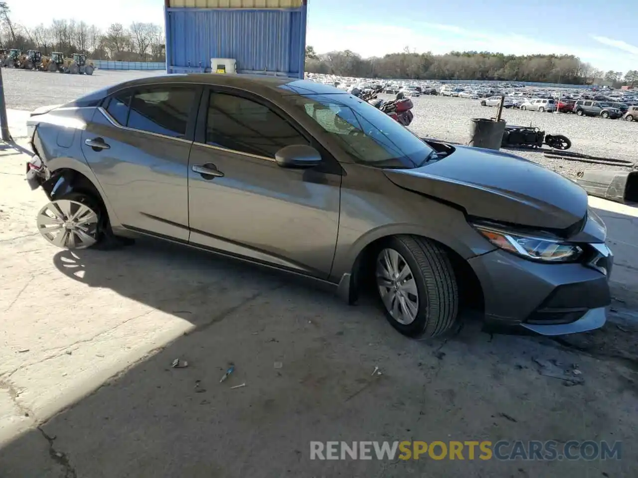 4 Photograph of a damaged car 3N1AB8BV9LY215332 NISSAN SENTRA 2020