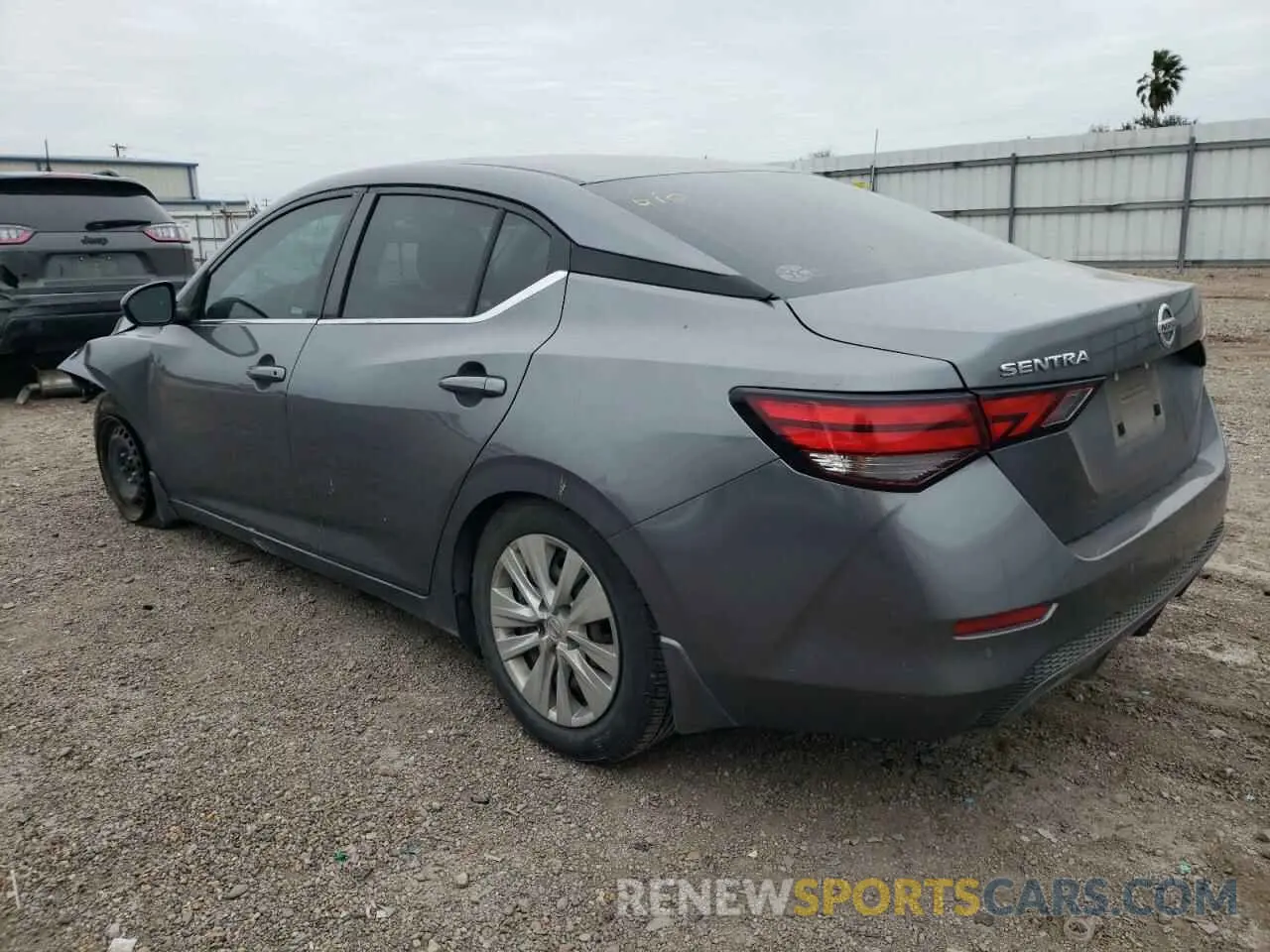2 Photograph of a damaged car 3N1AB8BV9LY240215 NISSAN SENTRA 2020