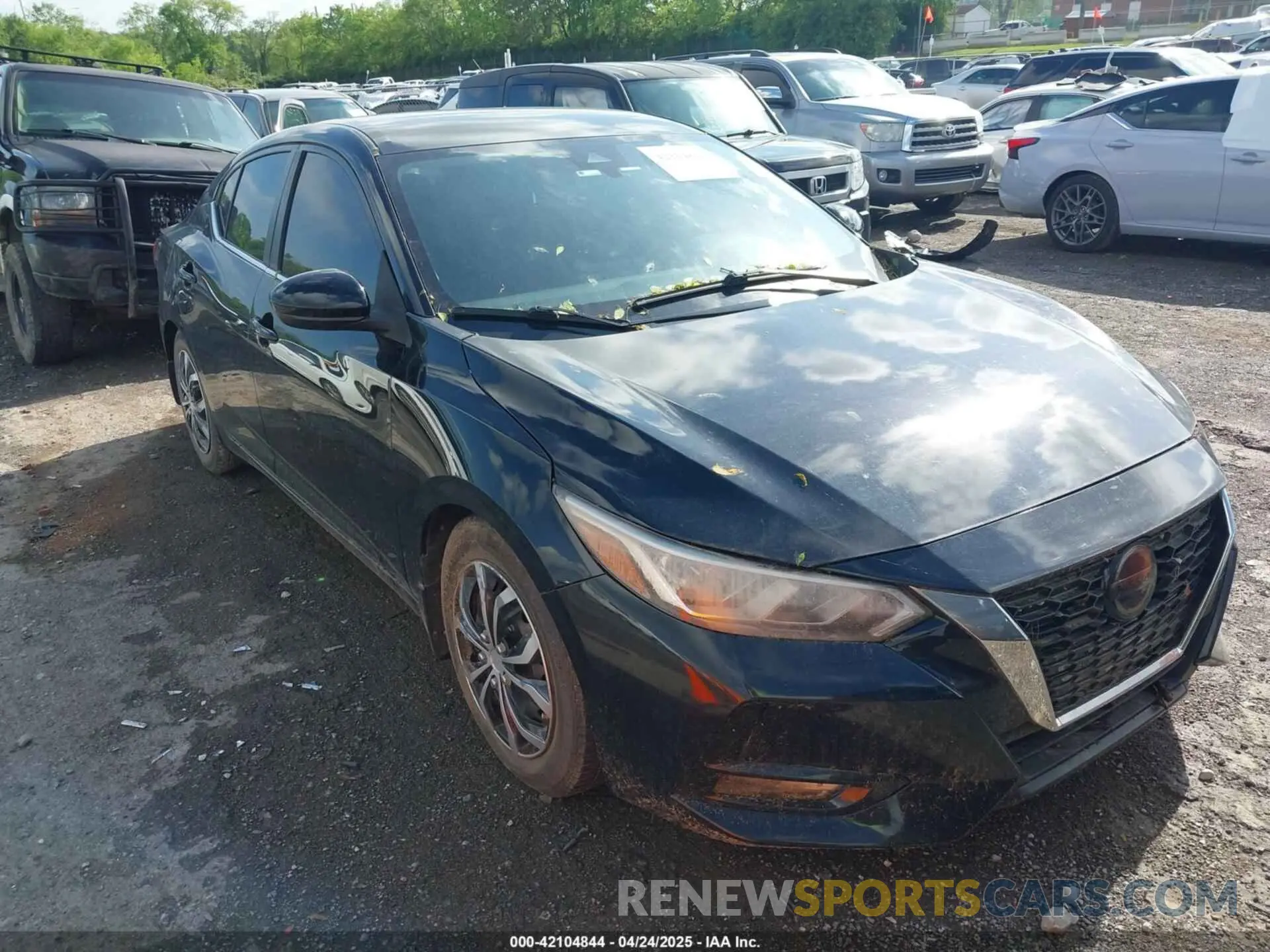 1 Photograph of a damaged car 3N1AB8BV9LY259637 NISSAN SENTRA 2020
