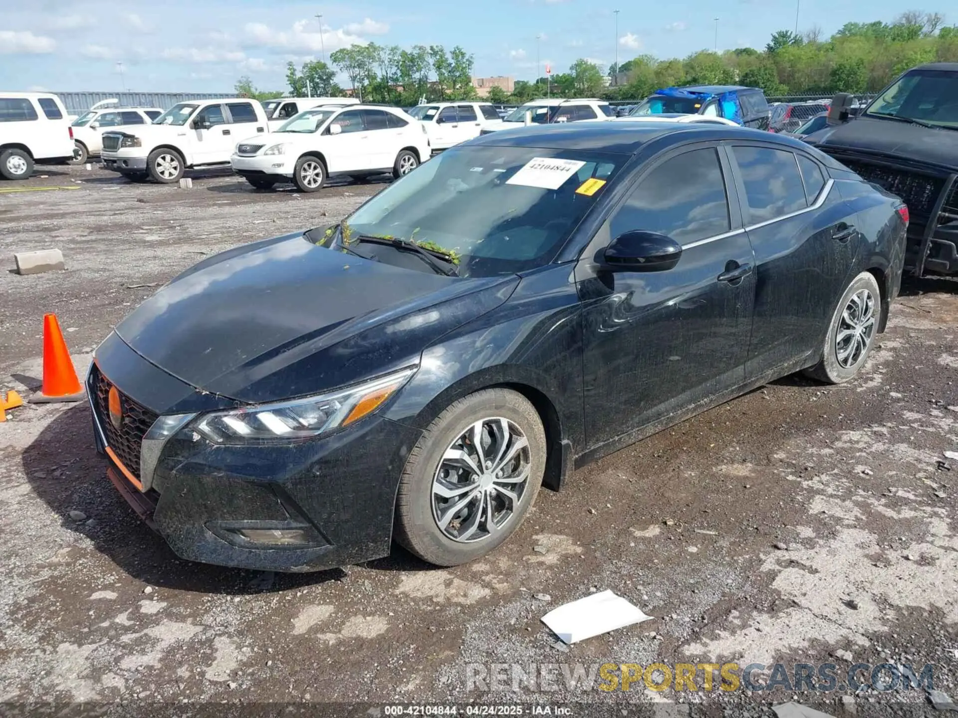 2 Photograph of a damaged car 3N1AB8BV9LY259637 NISSAN SENTRA 2020