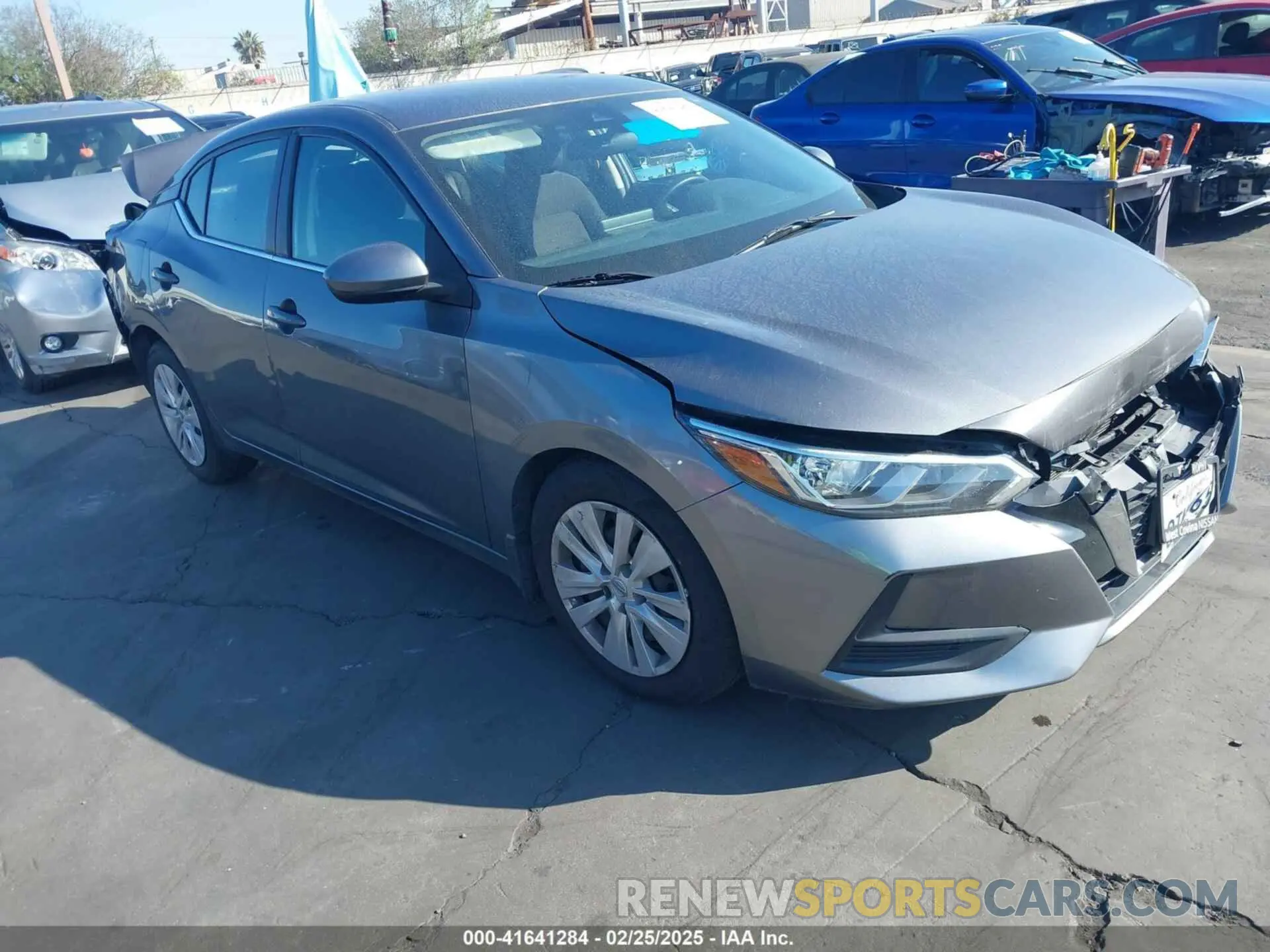 1 Photograph of a damaged car 3N1AB8BV9LY306505 NISSAN SENTRA 2020