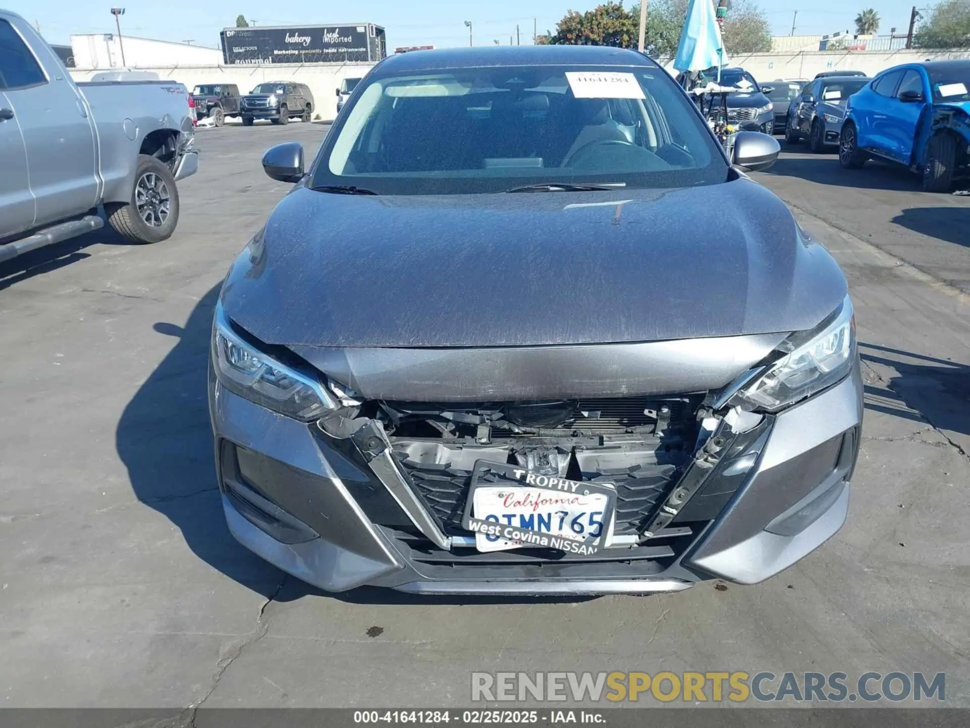 13 Photograph of a damaged car 3N1AB8BV9LY306505 NISSAN SENTRA 2020
