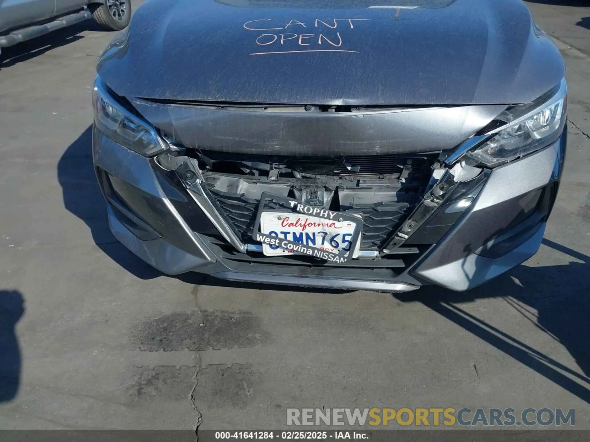 19 Photograph of a damaged car 3N1AB8BV9LY306505 NISSAN SENTRA 2020