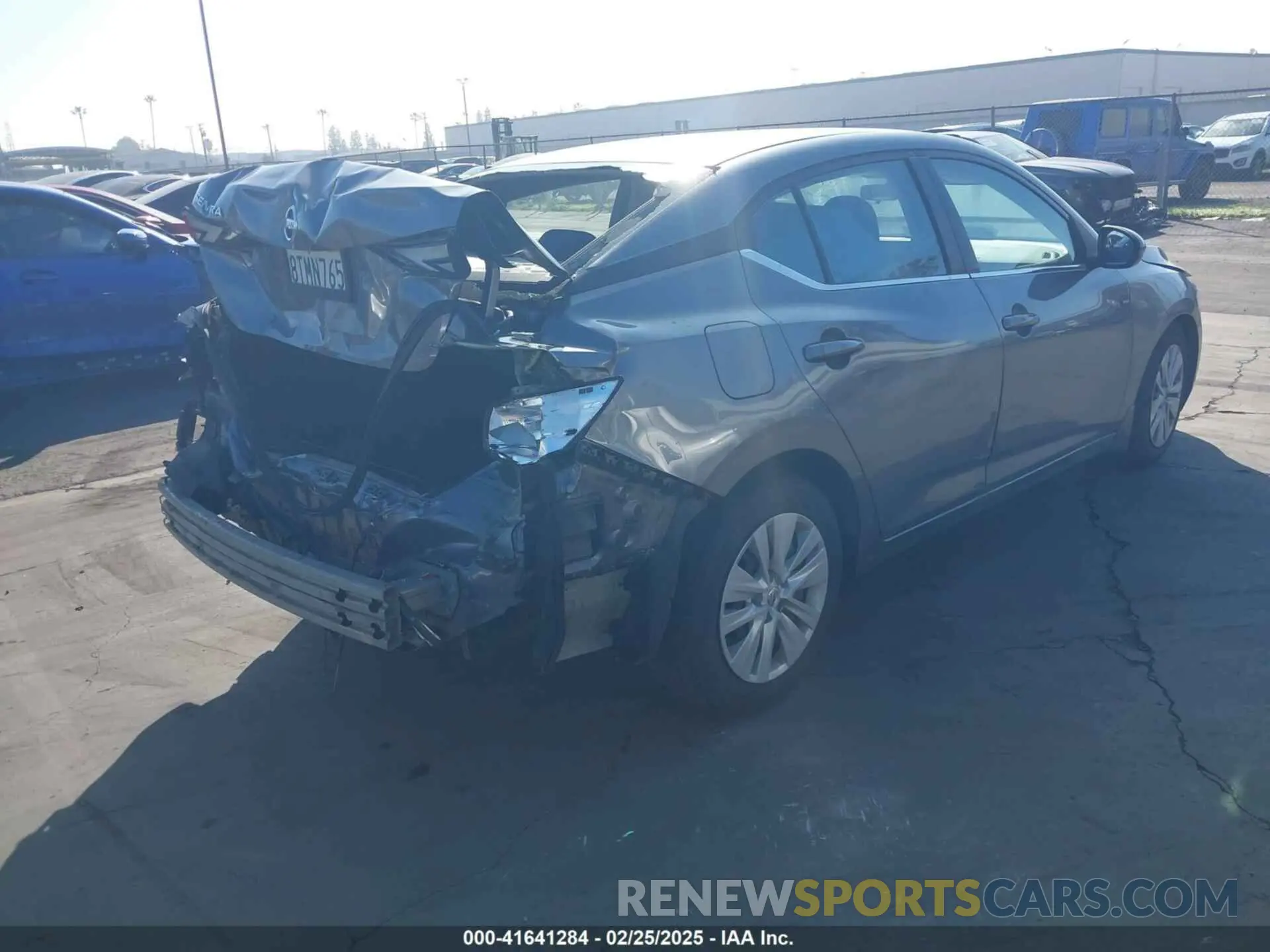 4 Photograph of a damaged car 3N1AB8BV9LY306505 NISSAN SENTRA 2020
