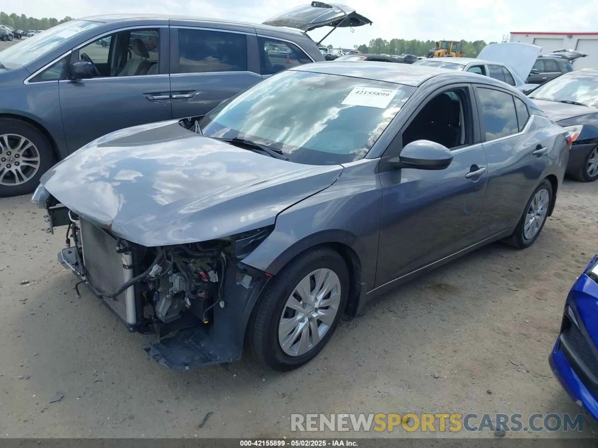 2 Photograph of a damaged car 3N1AB8BV9LY307153 NISSAN SENTRA 2020