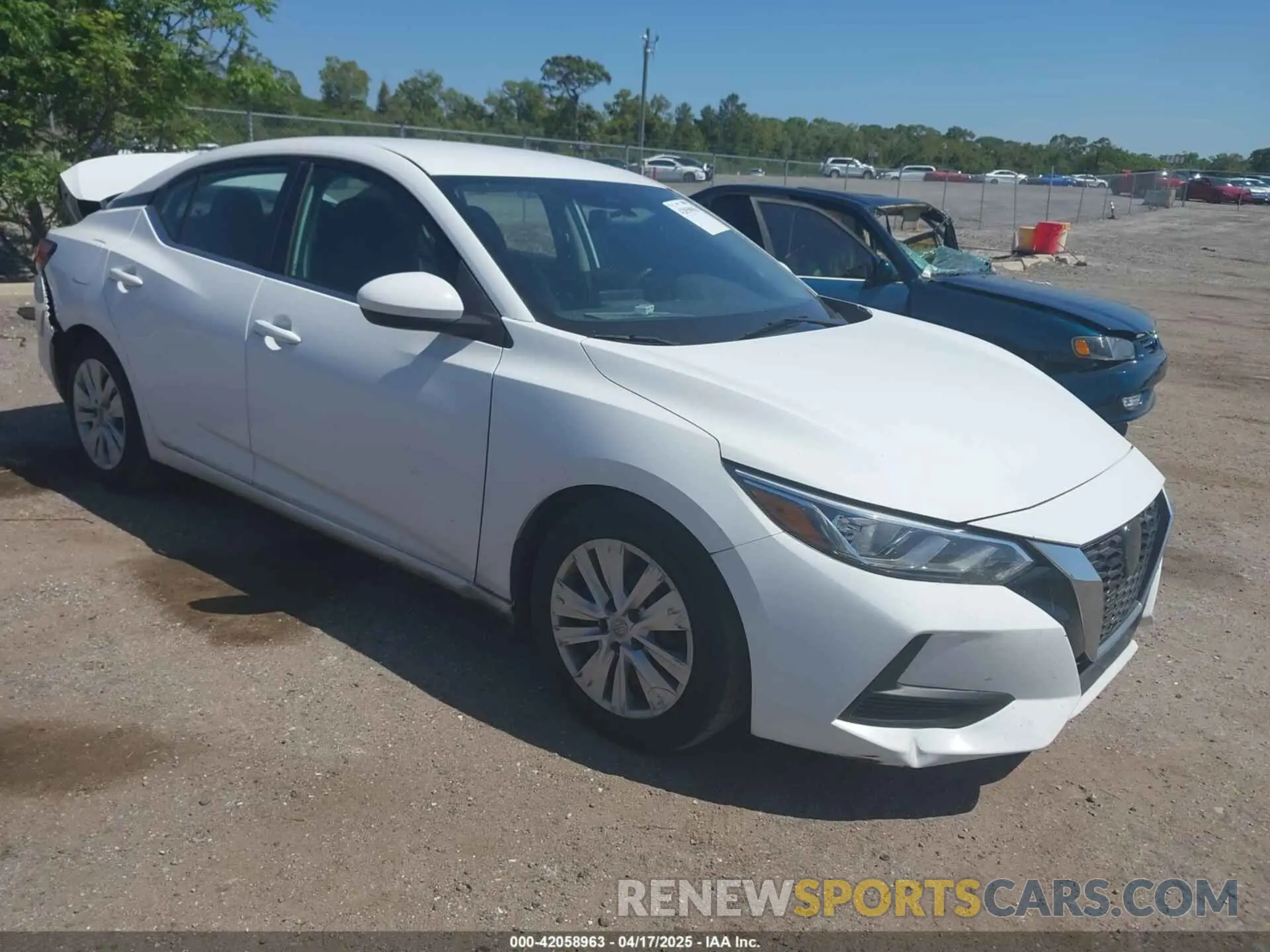 1 Photograph of a damaged car 3N1AB8BVXLY207174 NISSAN SENTRA 2020