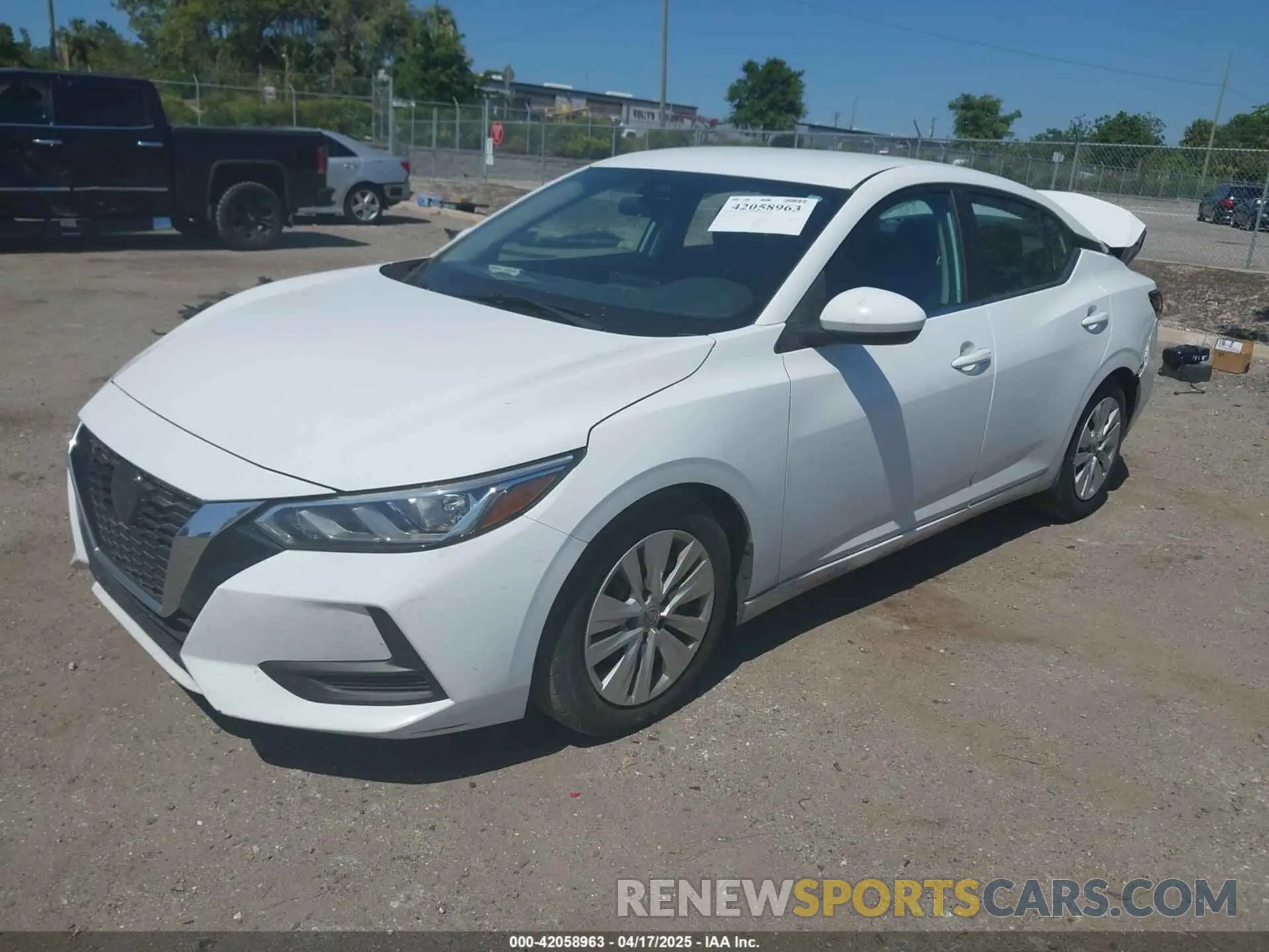 2 Photograph of a damaged car 3N1AB8BVXLY207174 NISSAN SENTRA 2020