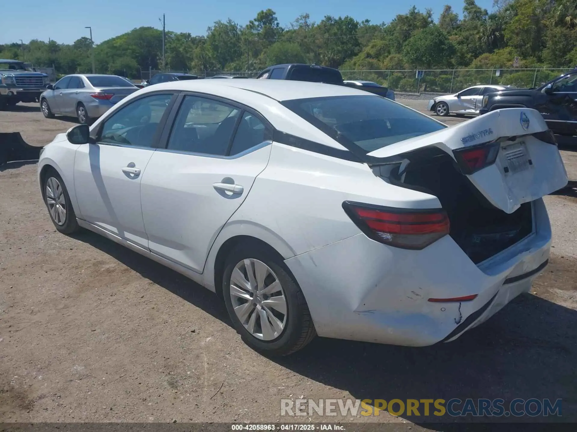 3 Photograph of a damaged car 3N1AB8BVXLY207174 NISSAN SENTRA 2020