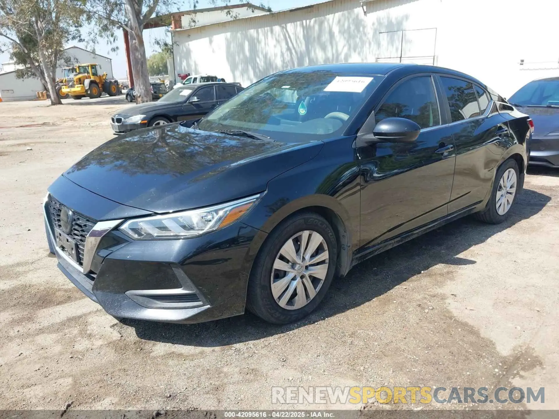 2 Photograph of a damaged car 3N1AB8BVXLY228512 NISSAN SENTRA 2020
