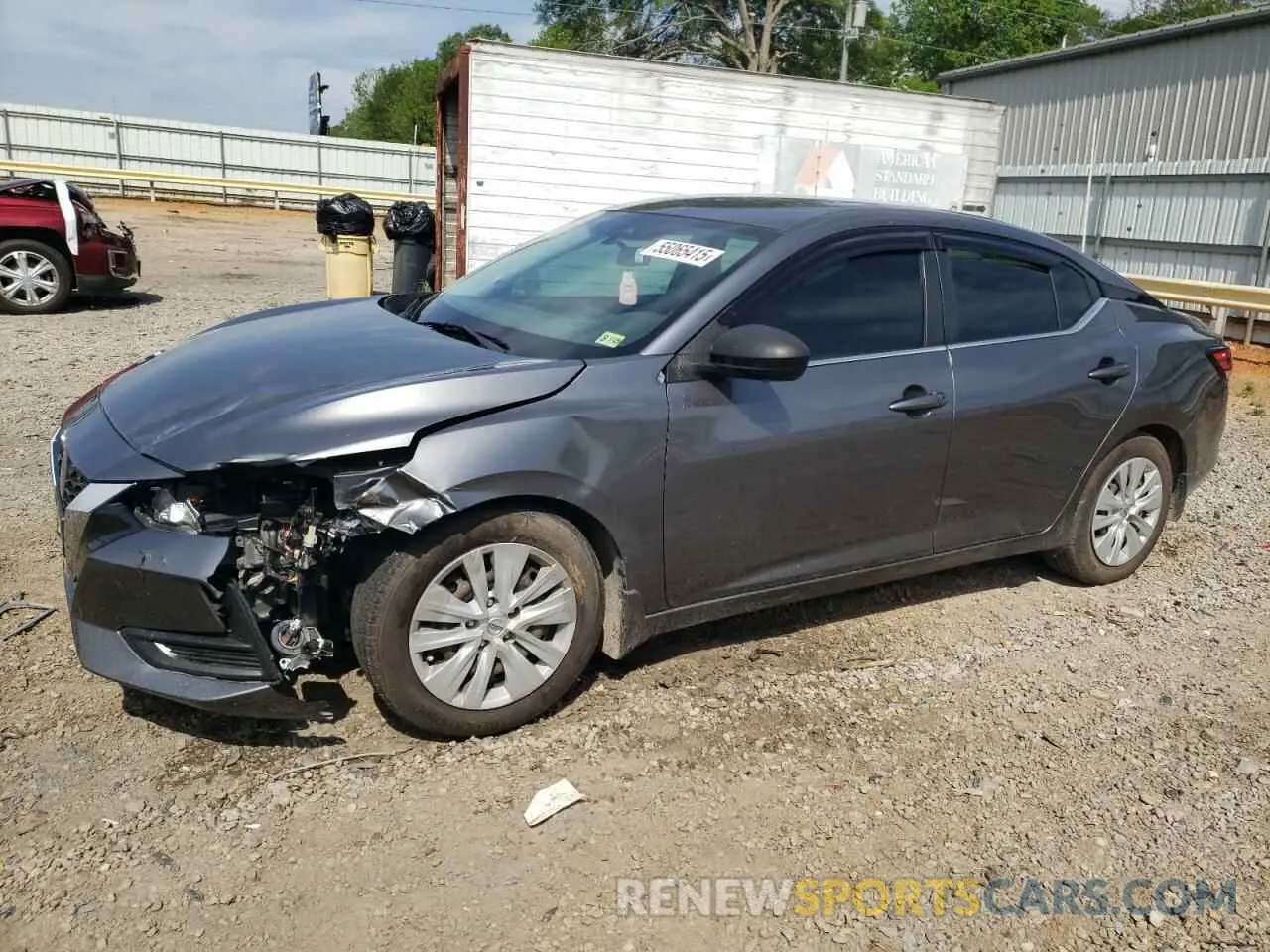 1 Photograph of a damaged car 3N1AB8BVXLY253877 NISSAN SENTRA 2020