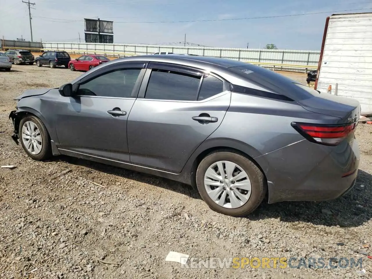 2 Photograph of a damaged car 3N1AB8BVXLY253877 NISSAN SENTRA 2020
