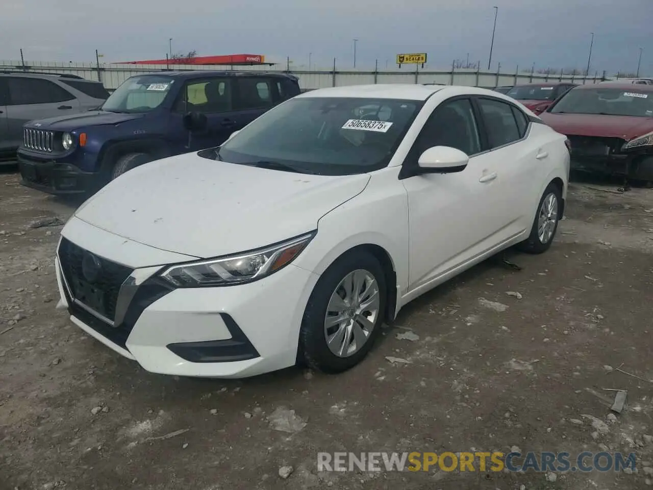 1 Photograph of a damaged car 3N1AB8BVXLY264331 NISSAN SENTRA 2020