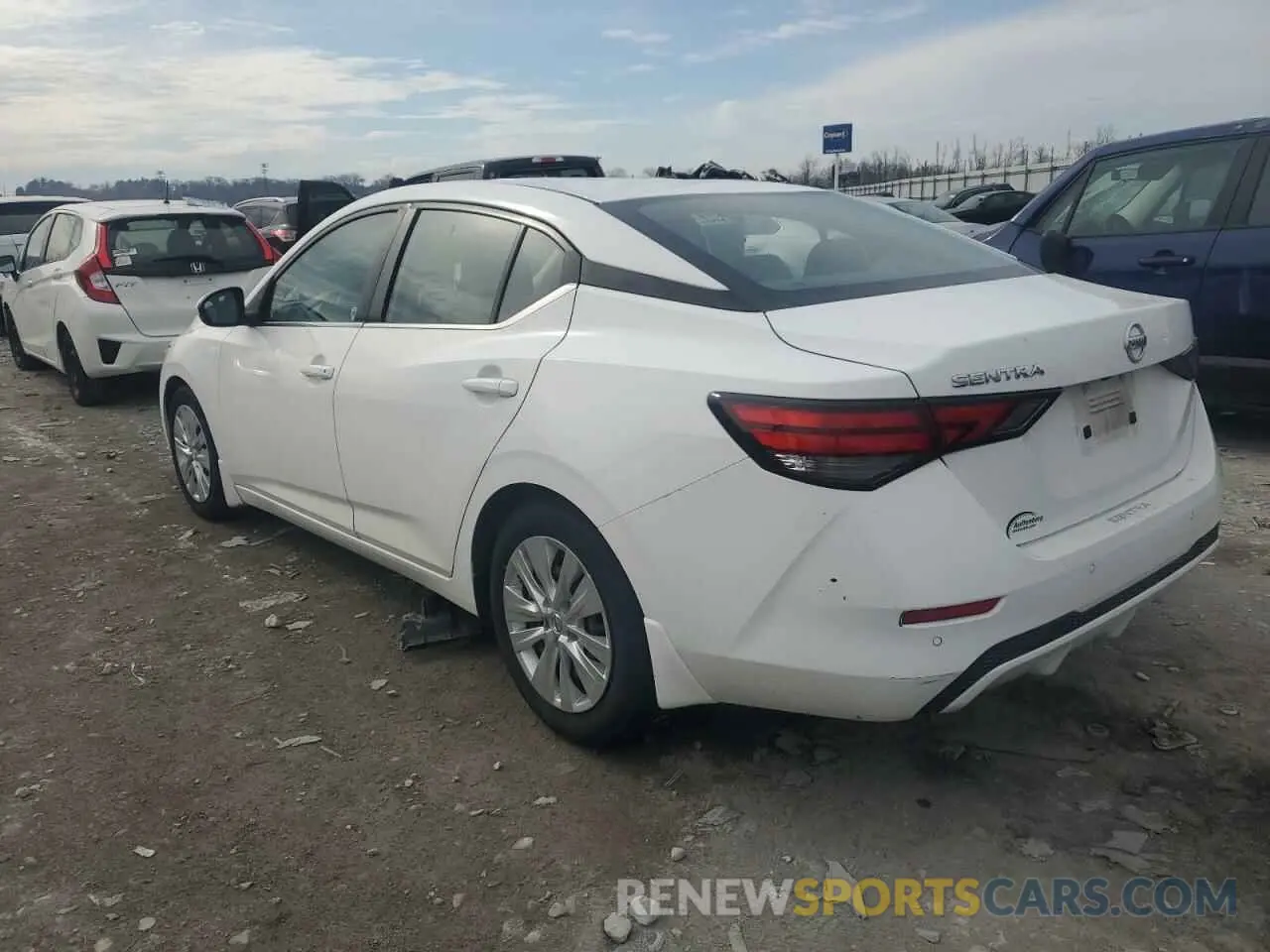 2 Photograph of a damaged car 3N1AB8BVXLY264331 NISSAN SENTRA 2020