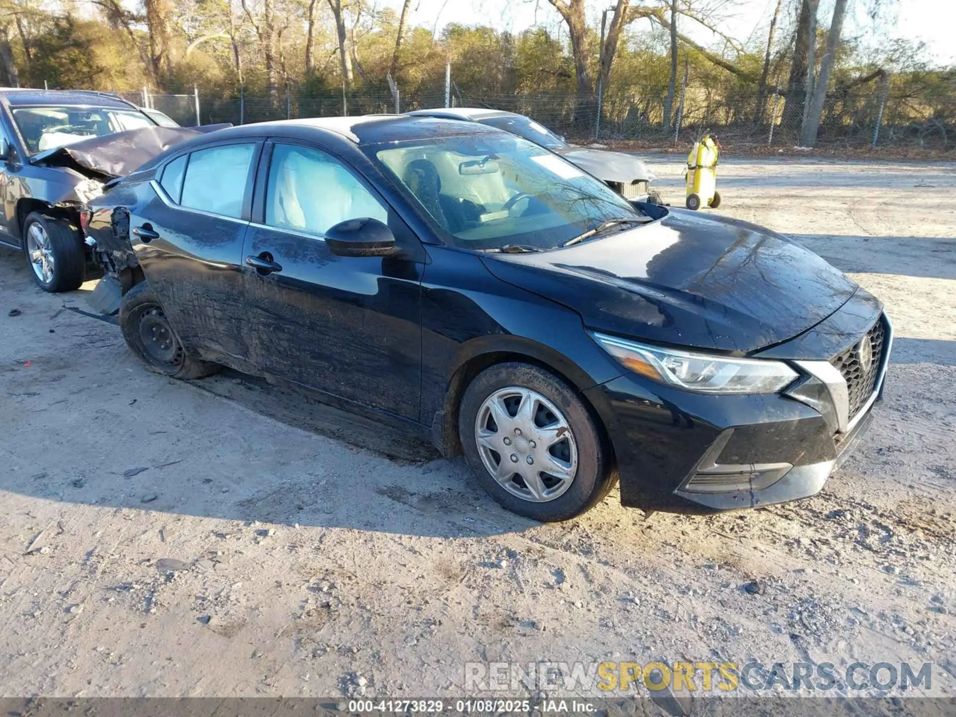 1 Photograph of a damaged car 3N1AB8BVXLY288905 NISSAN SENTRA 2020