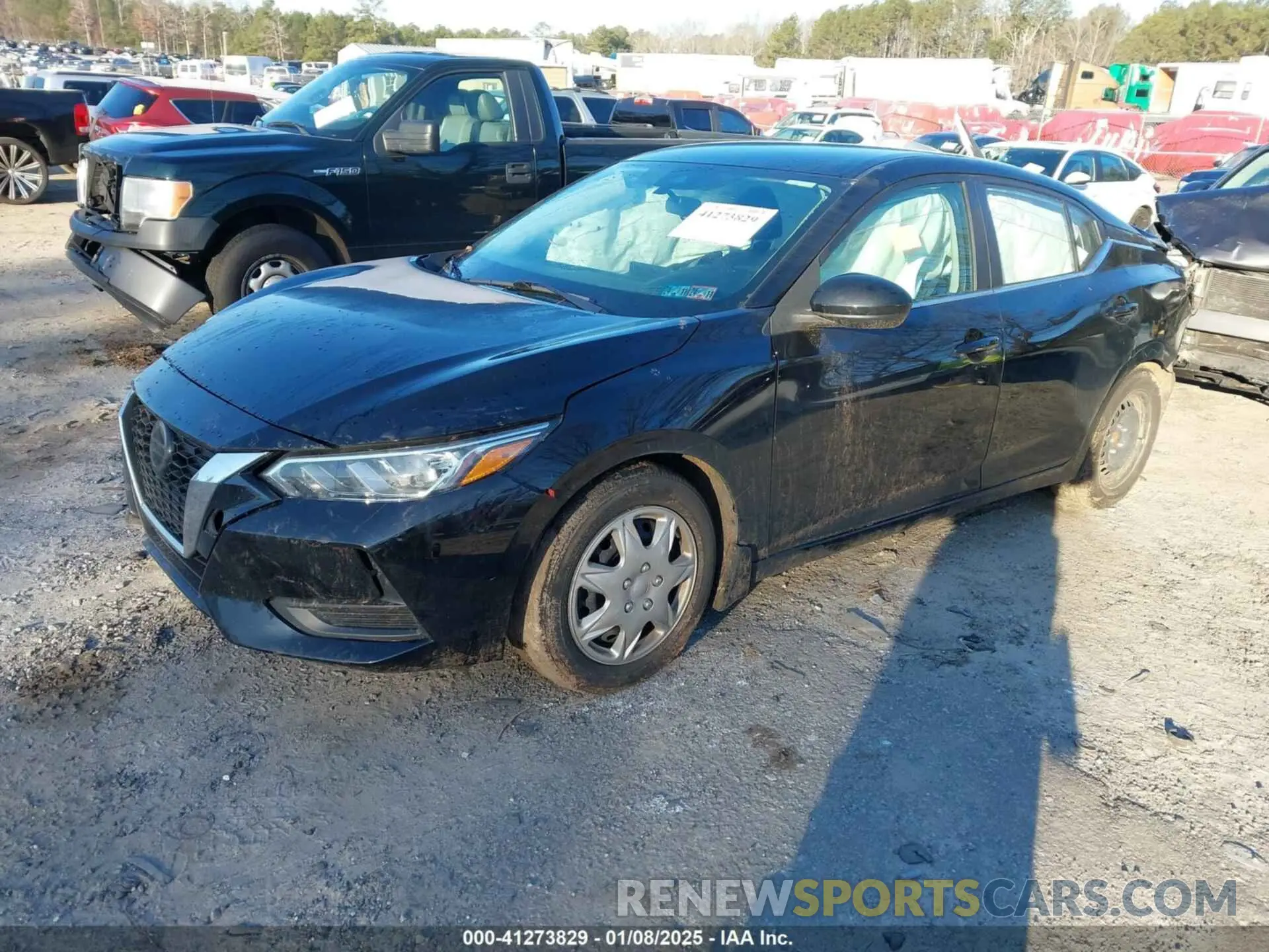 2 Photograph of a damaged car 3N1AB8BVXLY288905 NISSAN SENTRA 2020