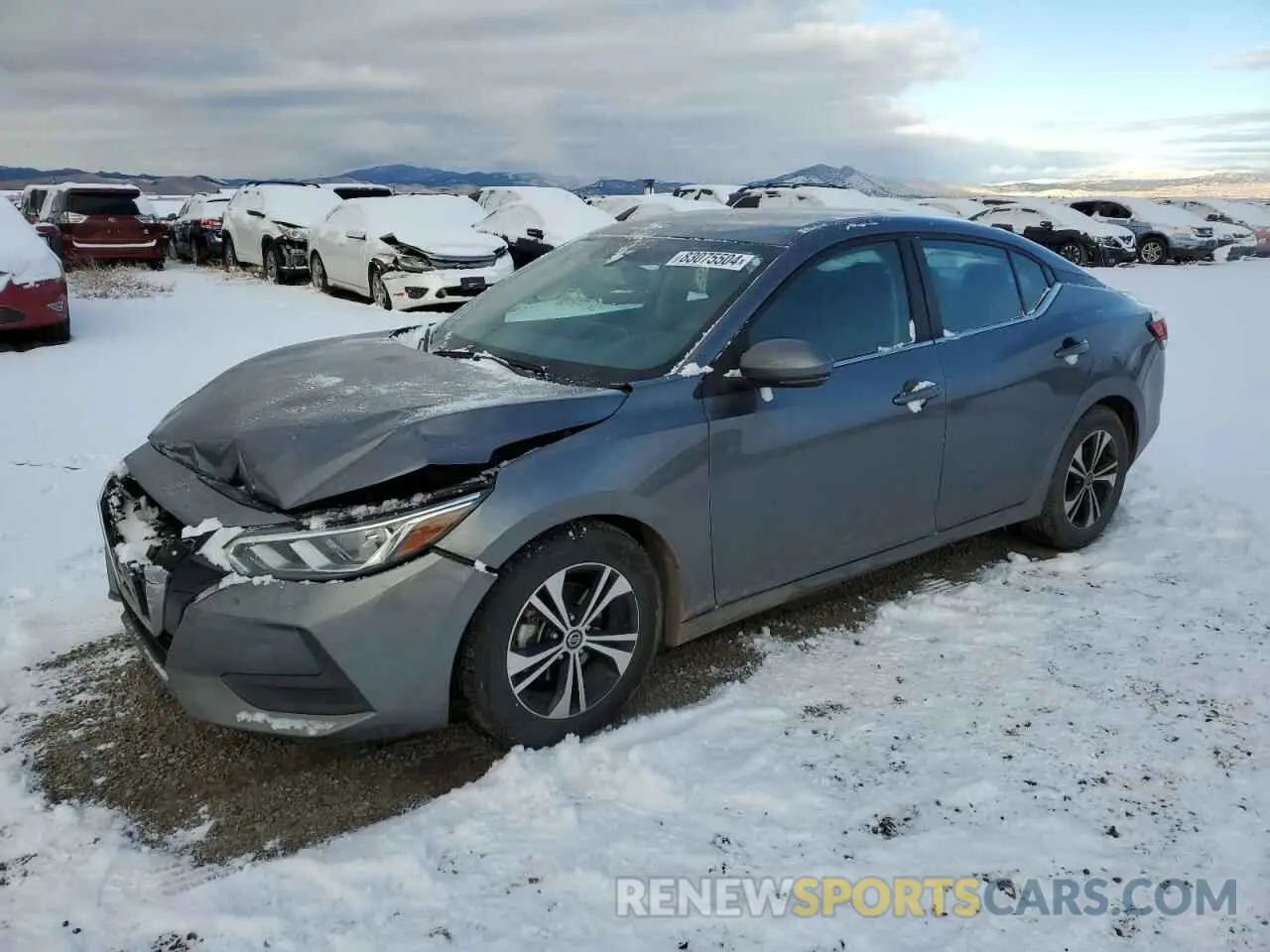 1 Photograph of a damaged car 3N1AB8CV0LY203486 NISSAN SENTRA 2020