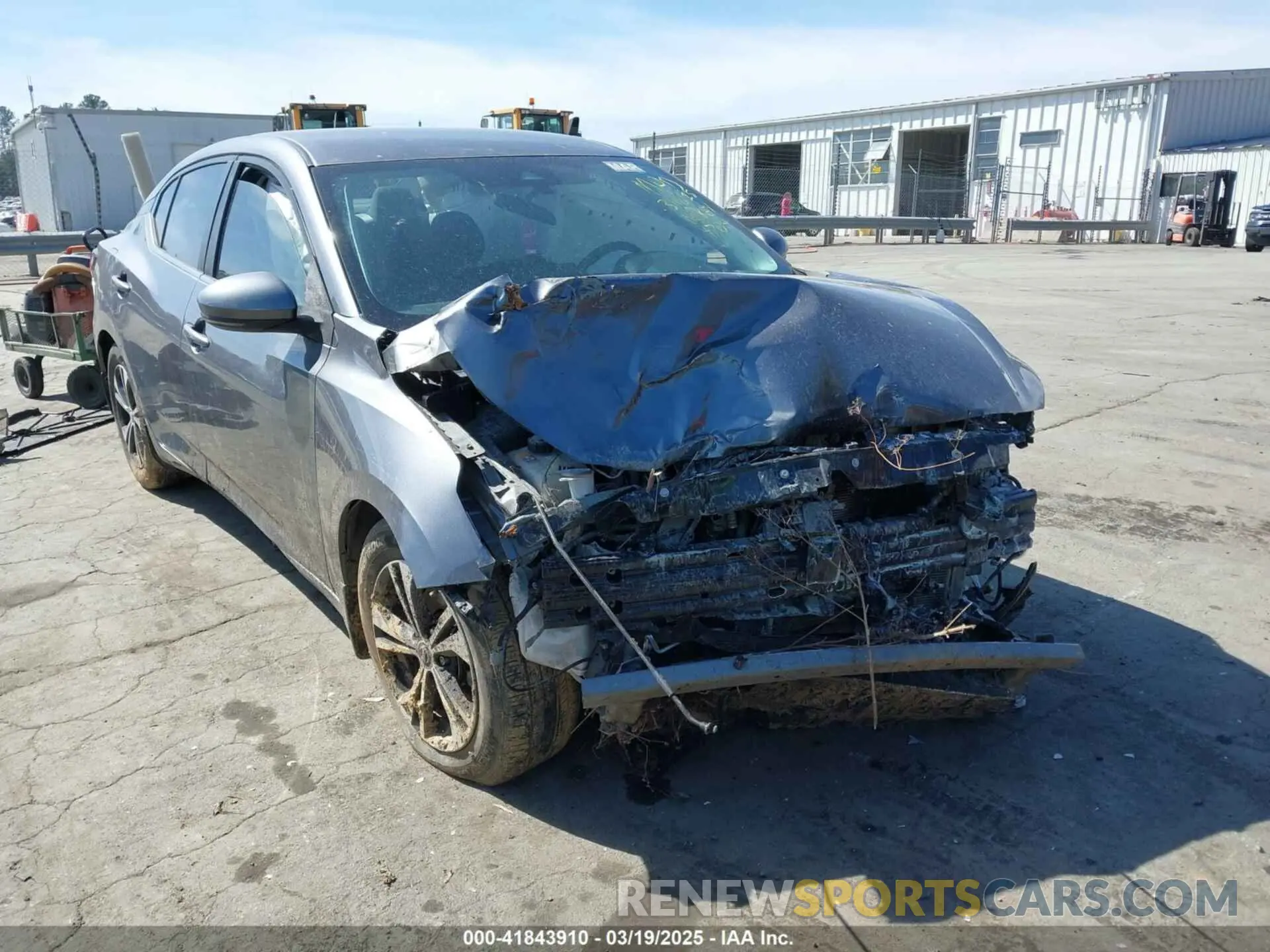 1 Photograph of a damaged car 3N1AB8CV0LY204704 NISSAN SENTRA 2020
