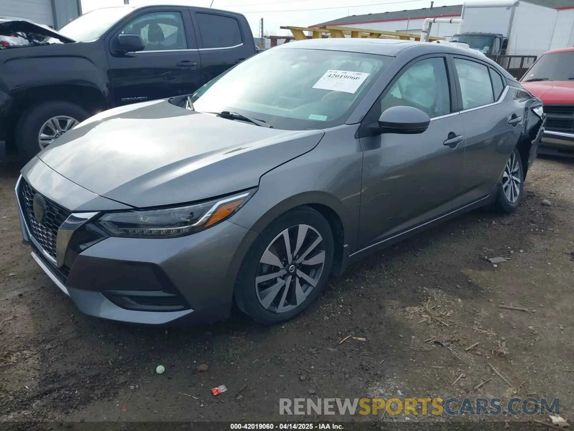 2 Photograph of a damaged car 3N1AB8CV0LY205903 NISSAN SENTRA 2020