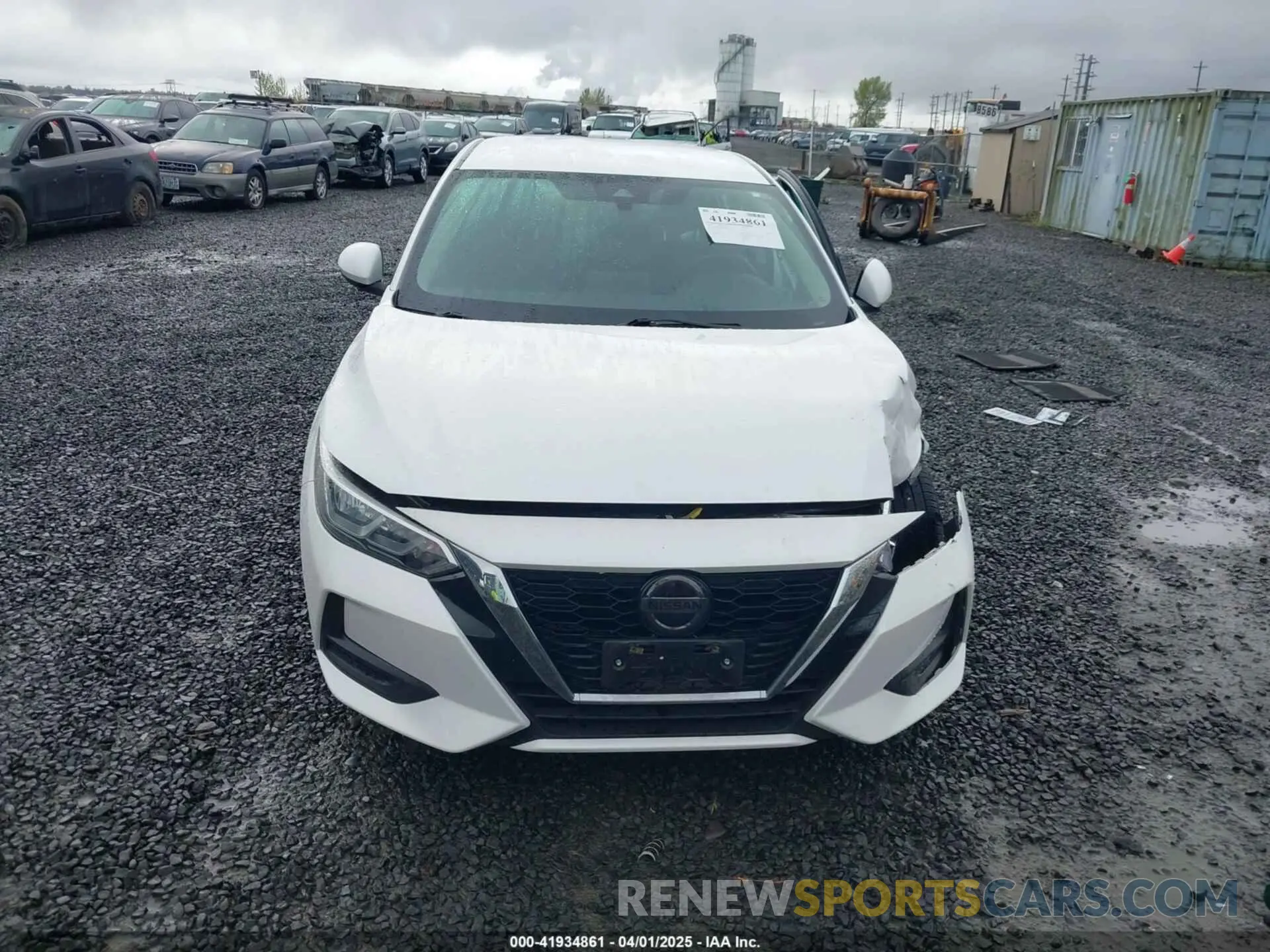 12 Photograph of a damaged car 3N1AB8CV0LY249870 NISSAN SENTRA 2020
