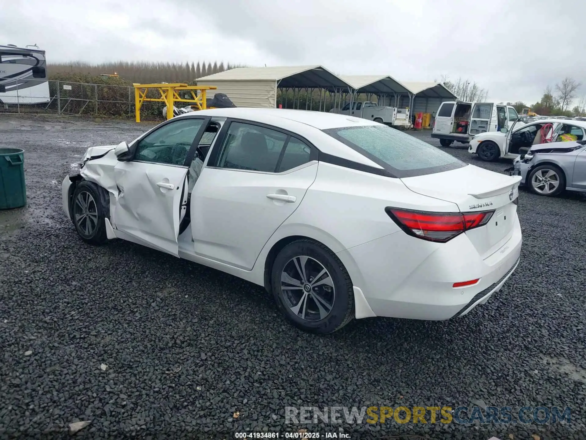 3 Photograph of a damaged car 3N1AB8CV0LY249870 NISSAN SENTRA 2020