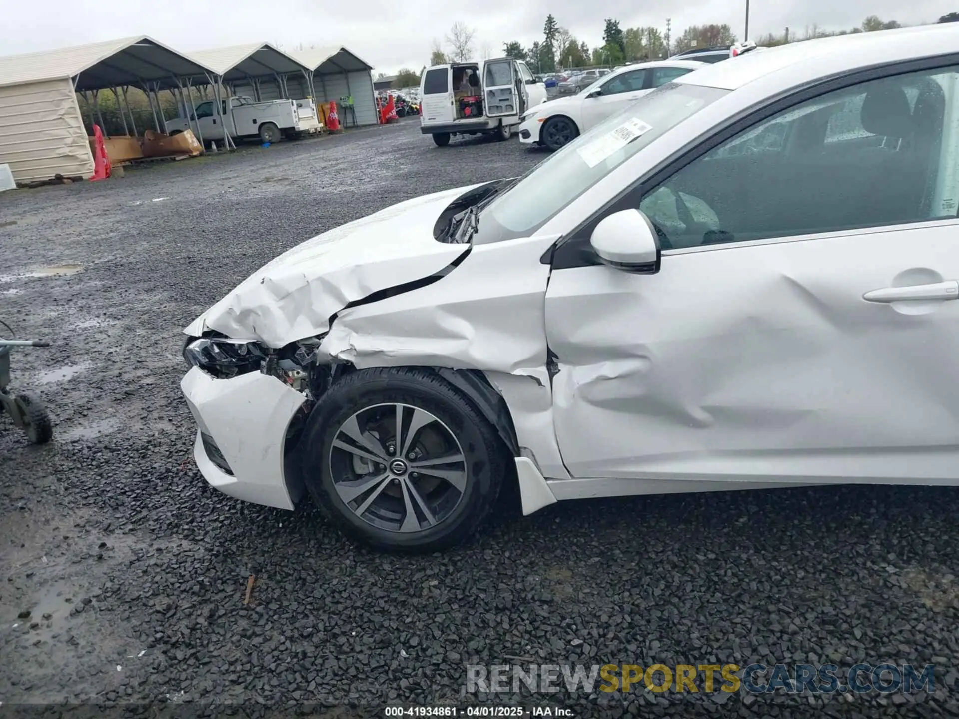 6 Photograph of a damaged car 3N1AB8CV0LY249870 NISSAN SENTRA 2020