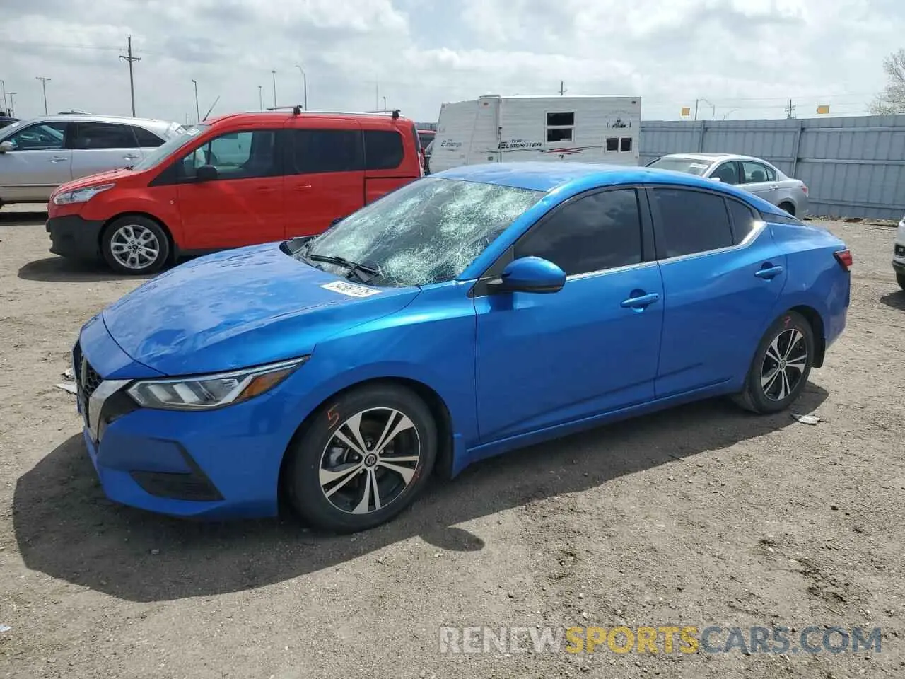 1 Photograph of a damaged car 3N1AB8CV0LY252106 NISSAN SENTRA 2020