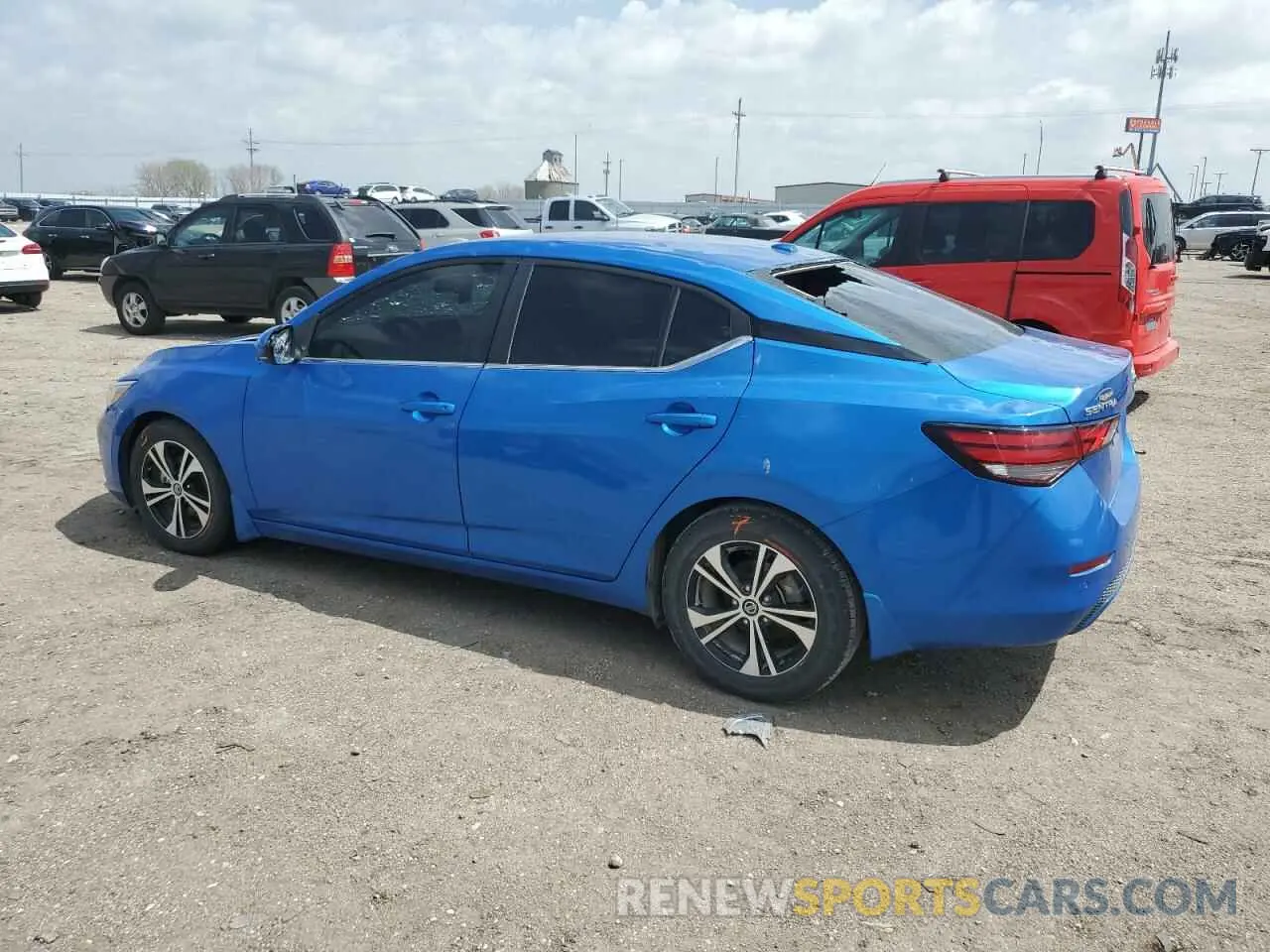 2 Photograph of a damaged car 3N1AB8CV0LY252106 NISSAN SENTRA 2020