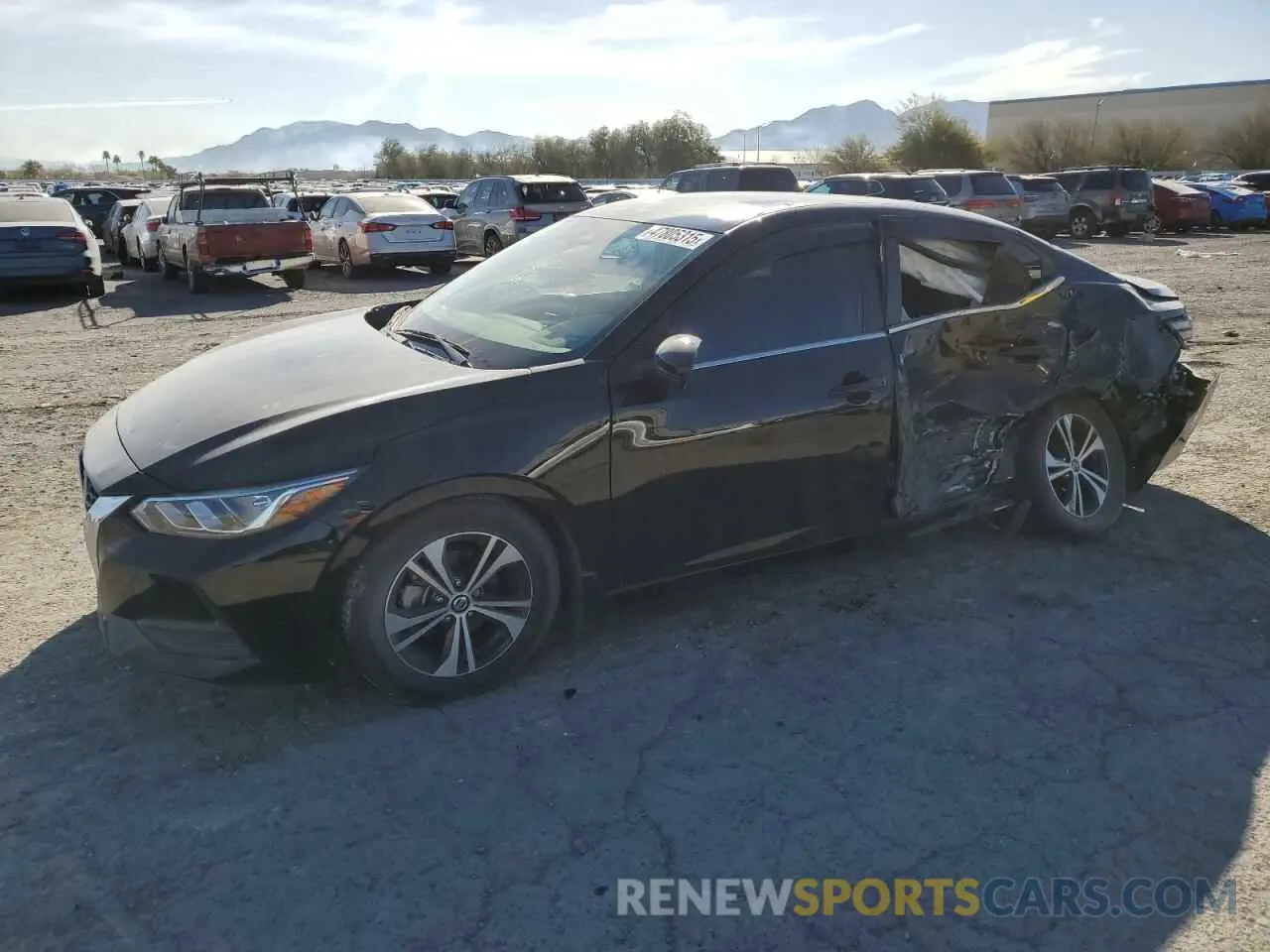 1 Photograph of a damaged car 3N1AB8CV0LY274865 NISSAN SENTRA 2020