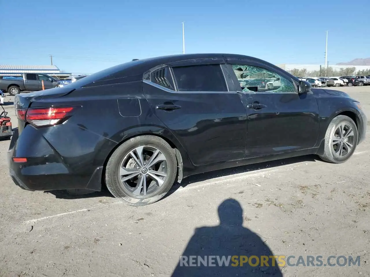 3 Photograph of a damaged car 3N1AB8CV0LY274865 NISSAN SENTRA 2020