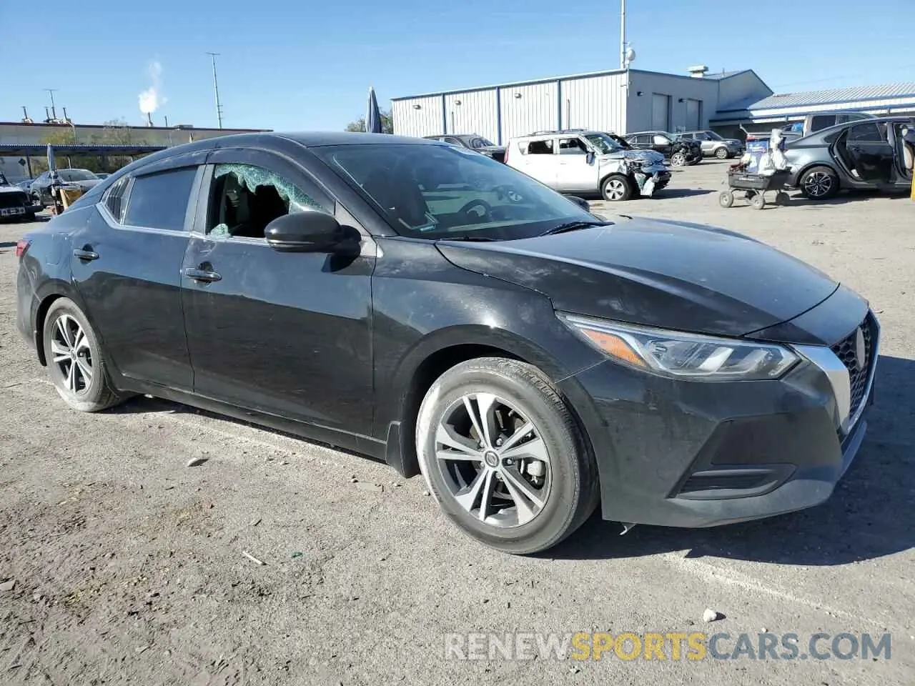 4 Photograph of a damaged car 3N1AB8CV0LY274865 NISSAN SENTRA 2020