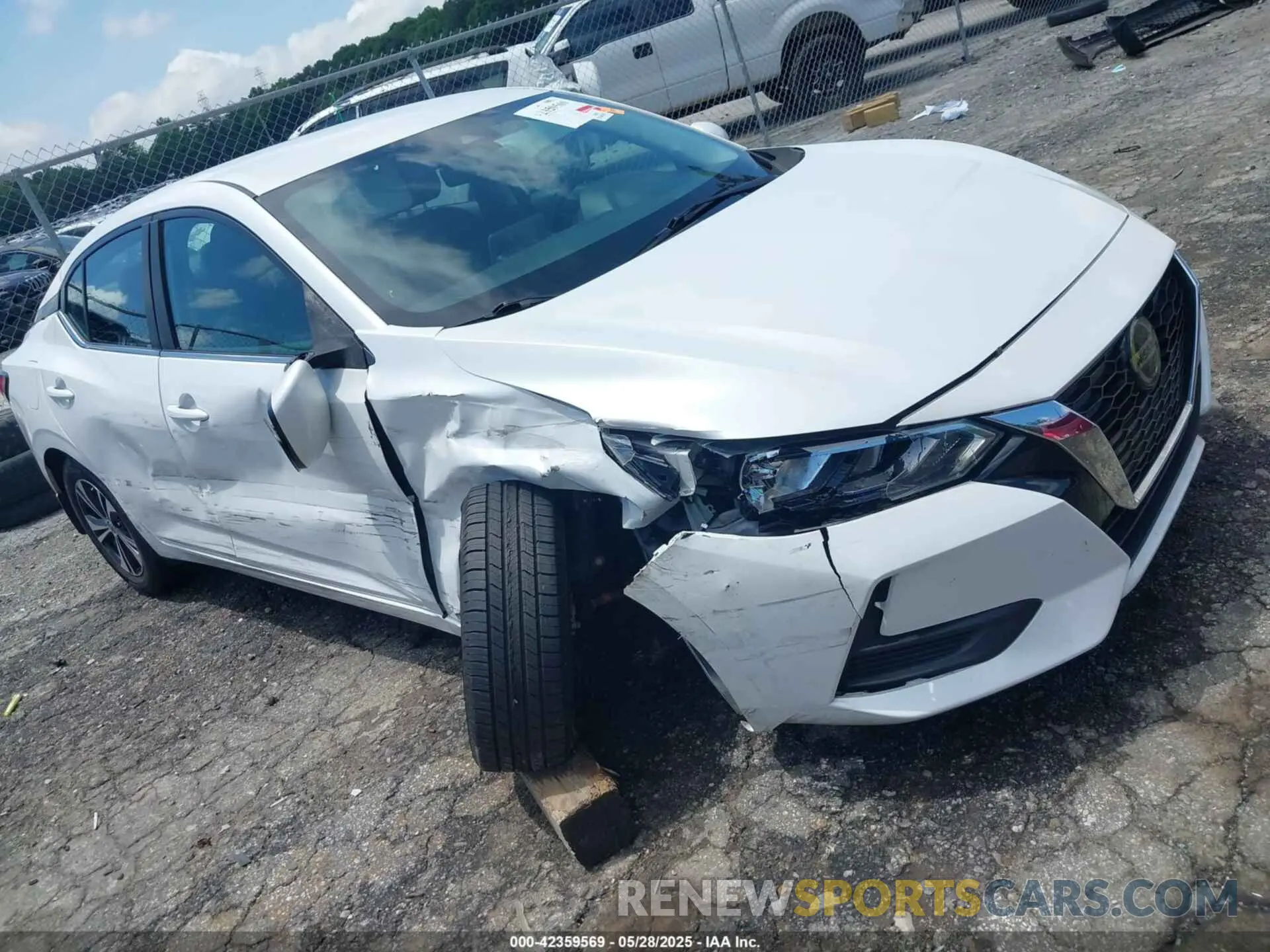 1 Photograph of a damaged car 3N1AB8CV0LY275952 NISSAN SENTRA 2020
