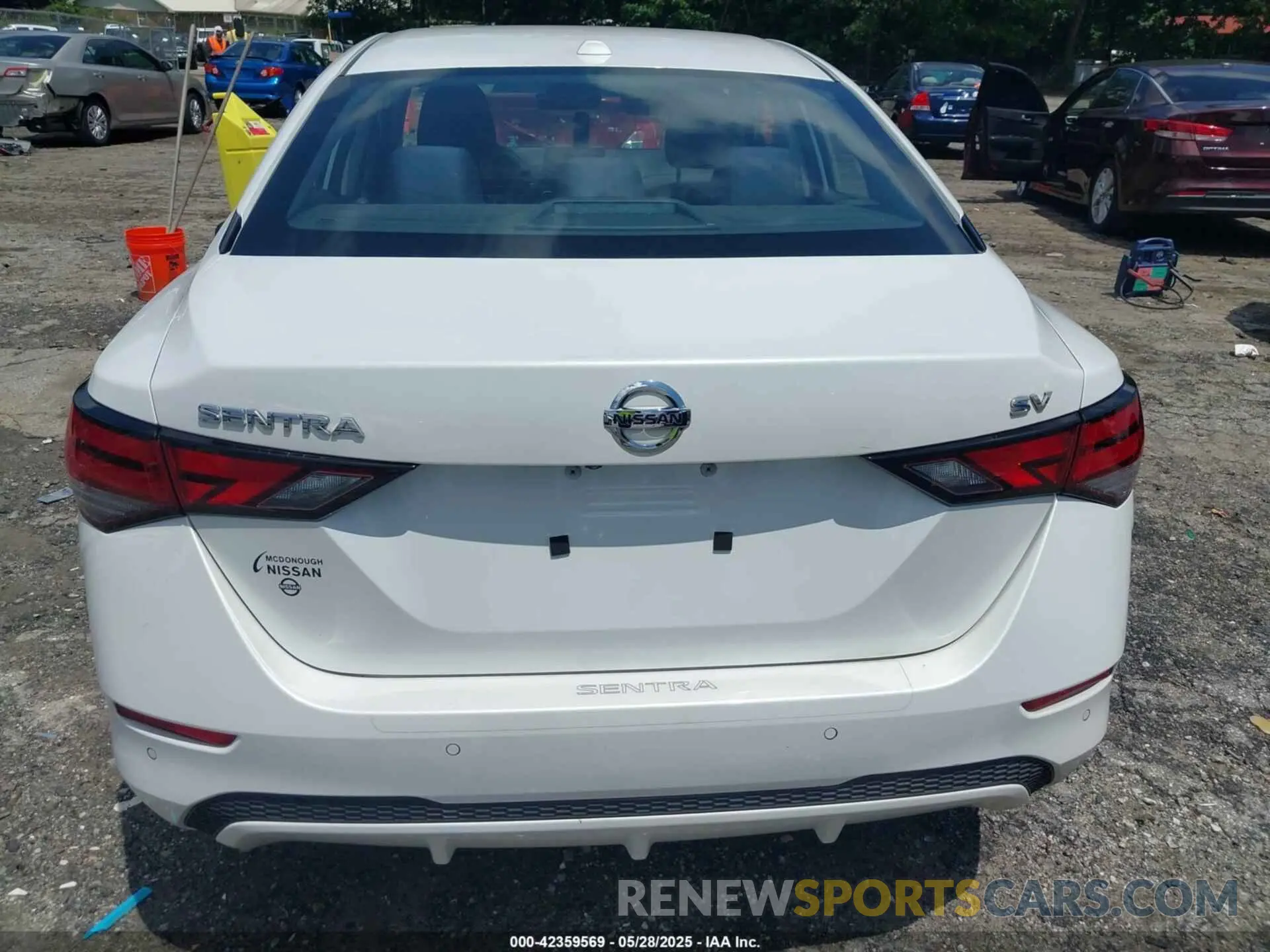 16 Photograph of a damaged car 3N1AB8CV0LY275952 NISSAN SENTRA 2020