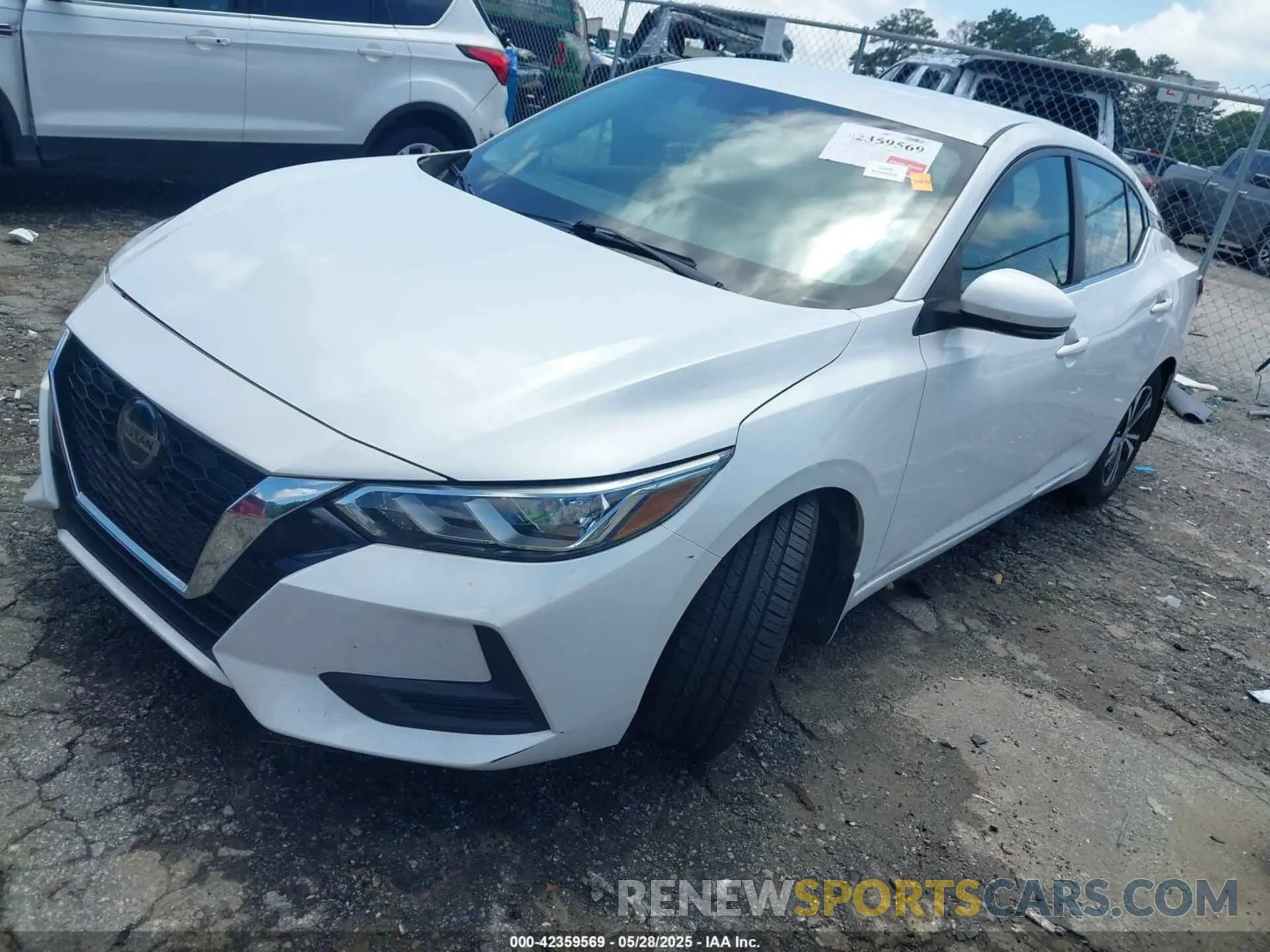 2 Photograph of a damaged car 3N1AB8CV0LY275952 NISSAN SENTRA 2020