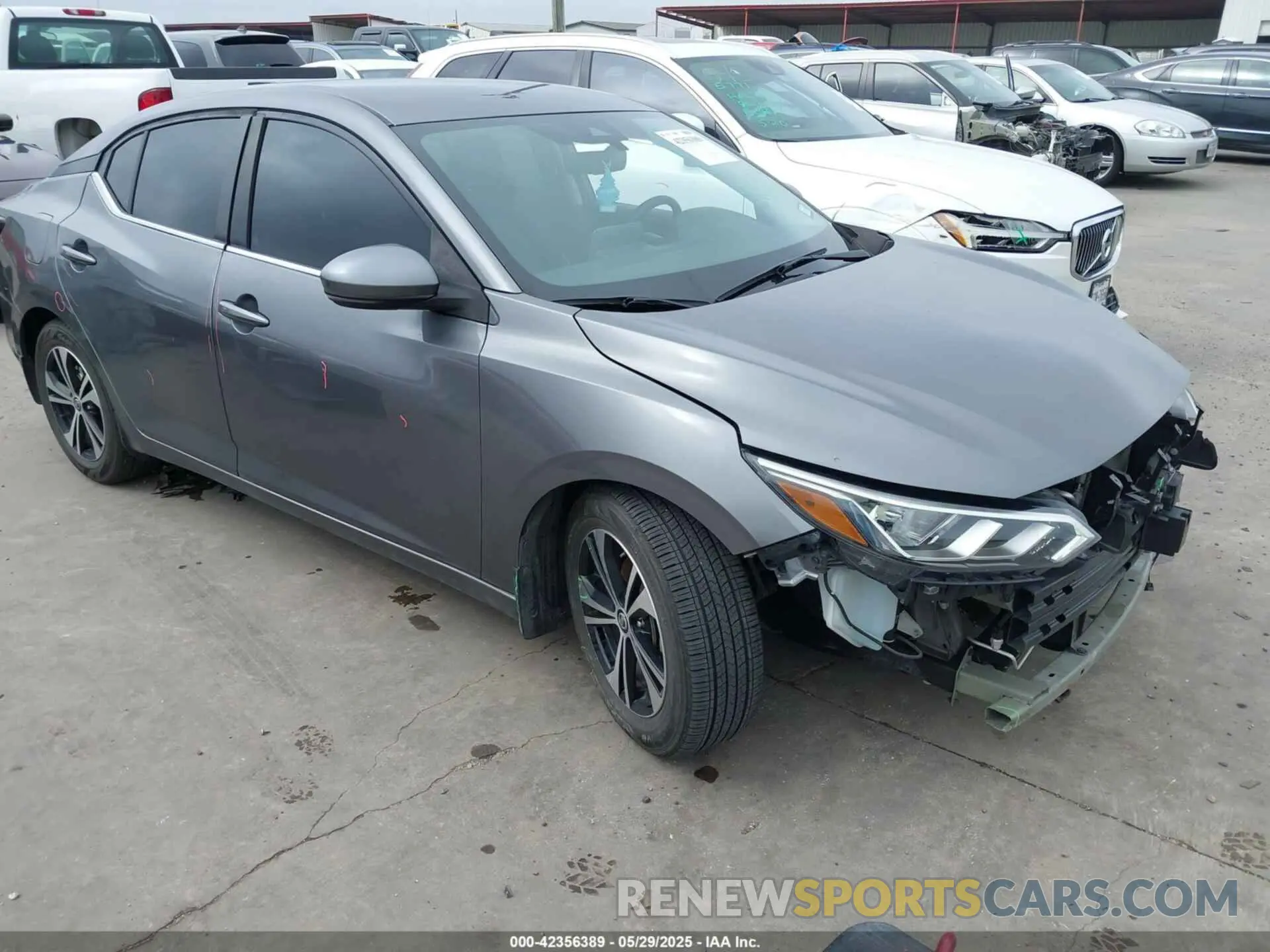 1 Photograph of a damaged car 3N1AB8CV0LY282884 NISSAN SENTRA 2020