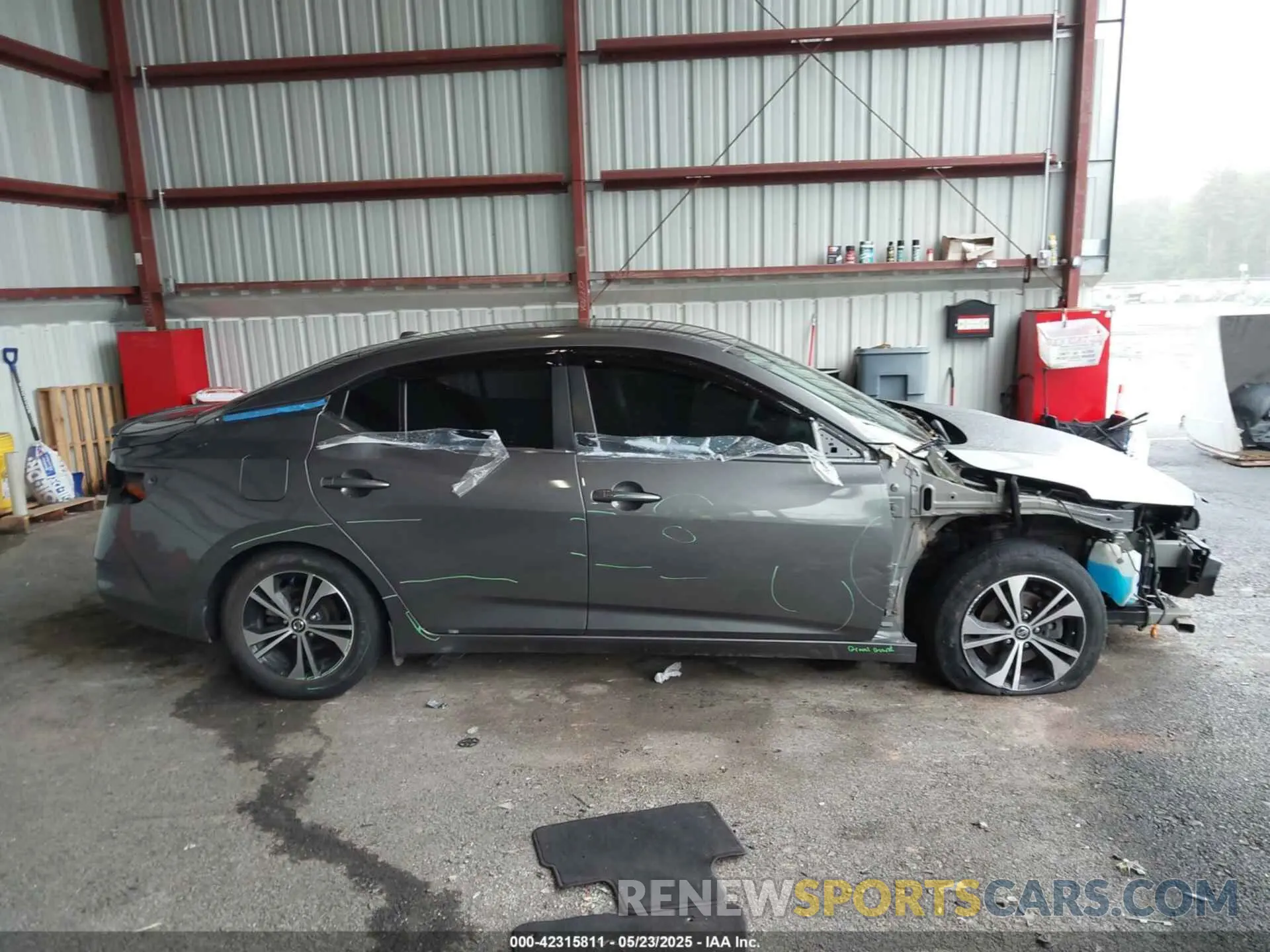 14 Photograph of a damaged car 3N1AB8CV0LY287020 NISSAN SENTRA 2020